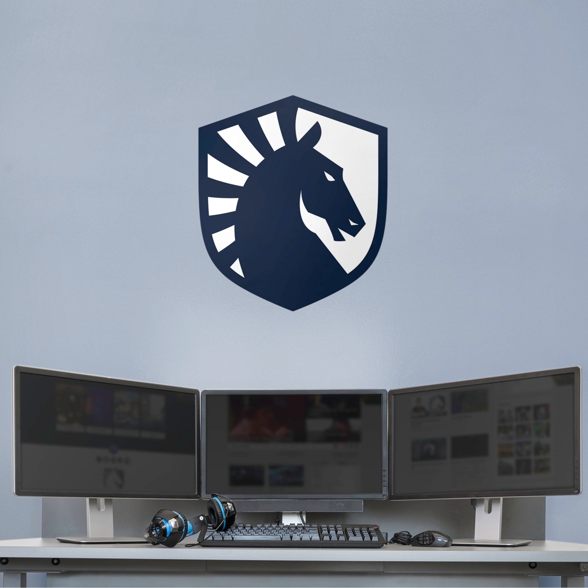 Team Liquid: Logo - Officially Licensed Removable Wall Decal 25.0"W x 29.0"H by Fathead | Vinyl