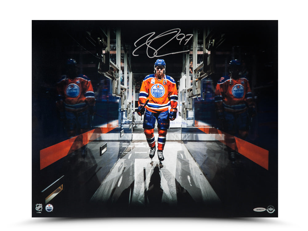 Connor Mcdavid Tunnel Vision 16X20 Autograph by Fathead