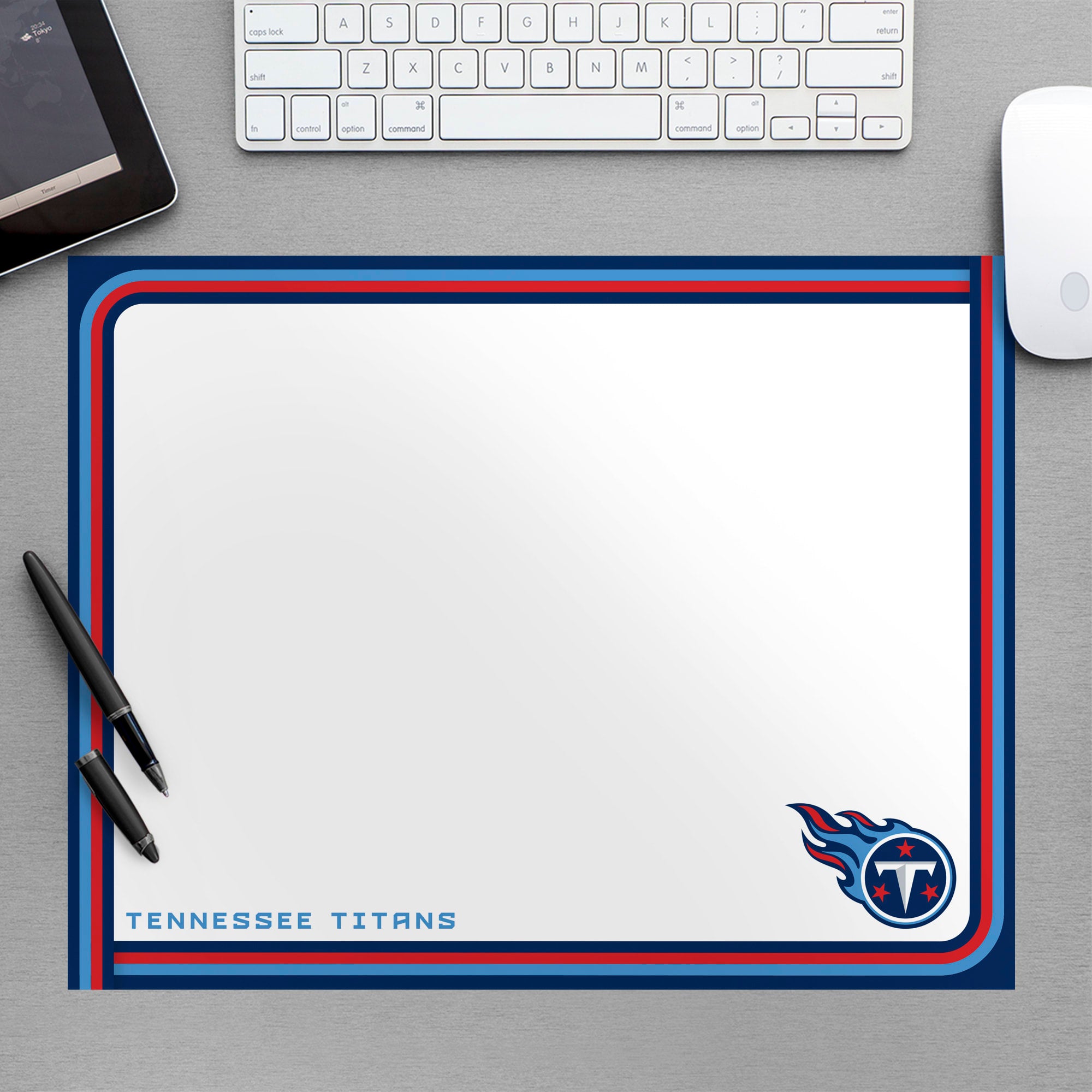 Tennessee Titans: Dry Erase Whiteboard - Officially Licensed NFL Removable Wall Decal Large by Fathead | Vinyl