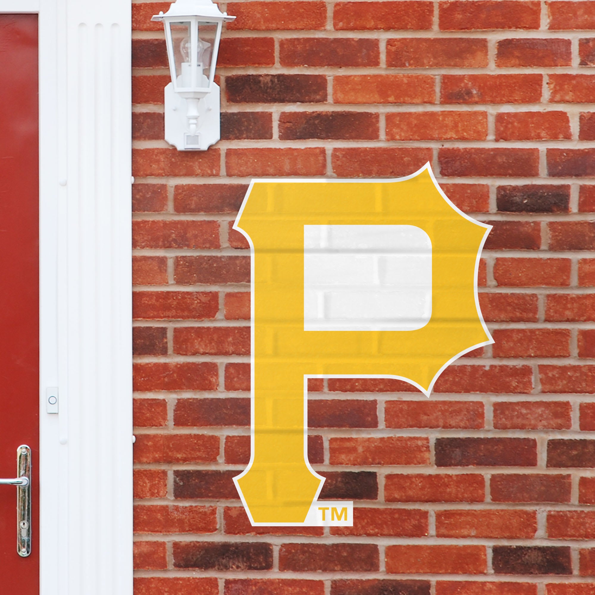 Pittsburgh Pirates: Logo - Officially Licensed MLB Outdoor Graphic Giant Logo (30"W x 30"H) by Fathead | Wood/Aluminum