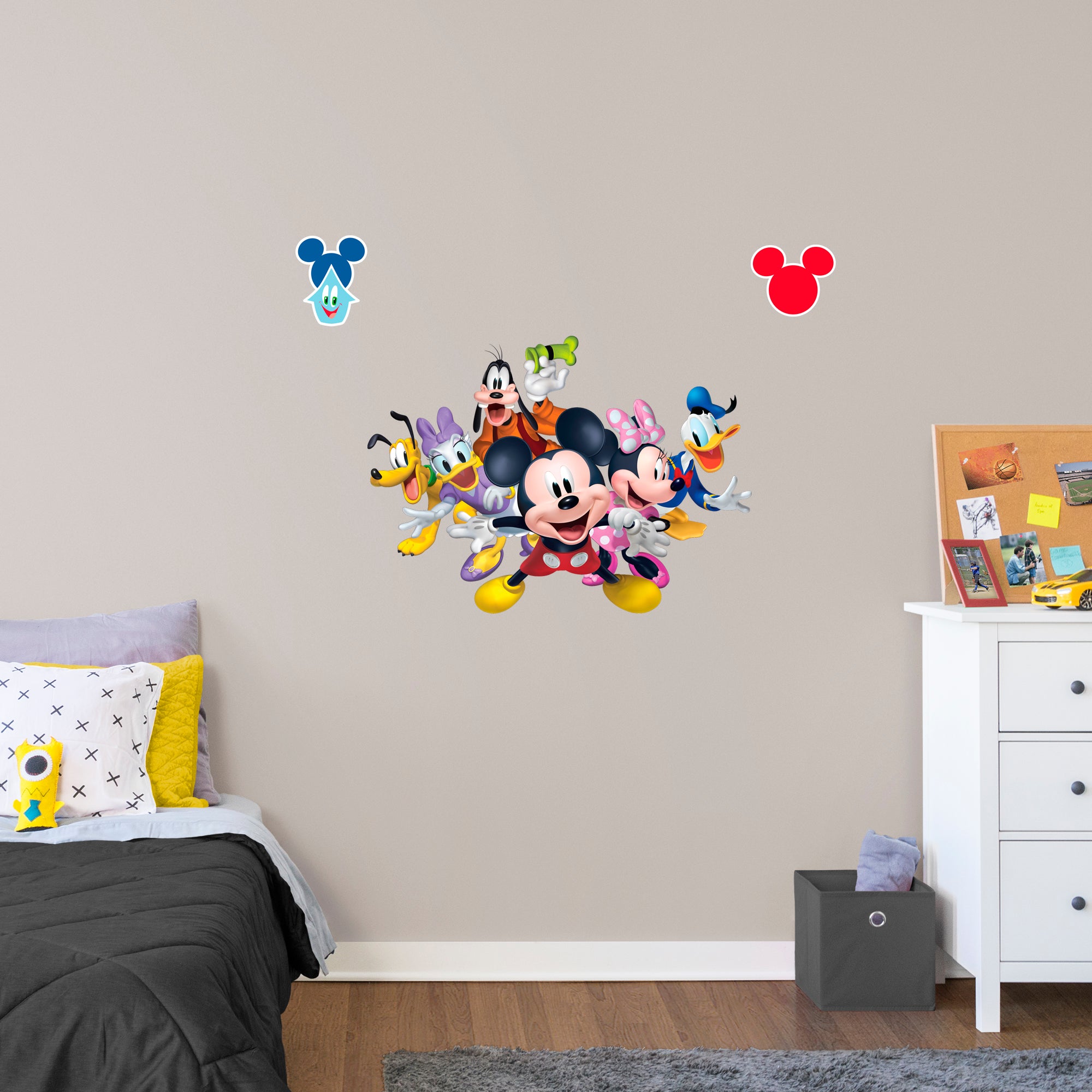 Disney Jr. Mickey Mouse and Friends Group - Officially Licensed Disney Removable Wall Decal XL by Fathead | Vinyl