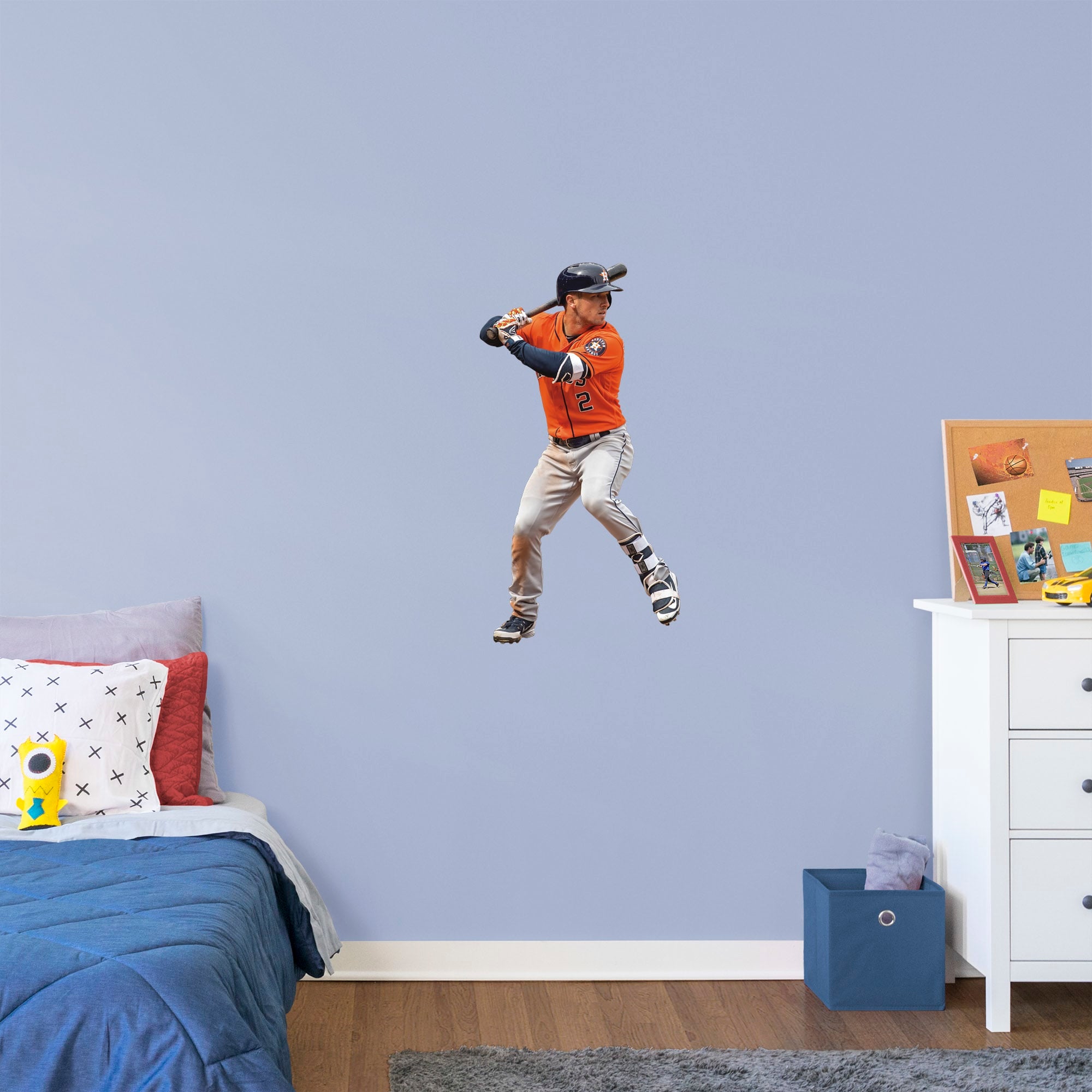 Alex Bregman for Houston Astros - Officially Licensed MLB Removable Wall Decal XL by Fathead | Vinyl