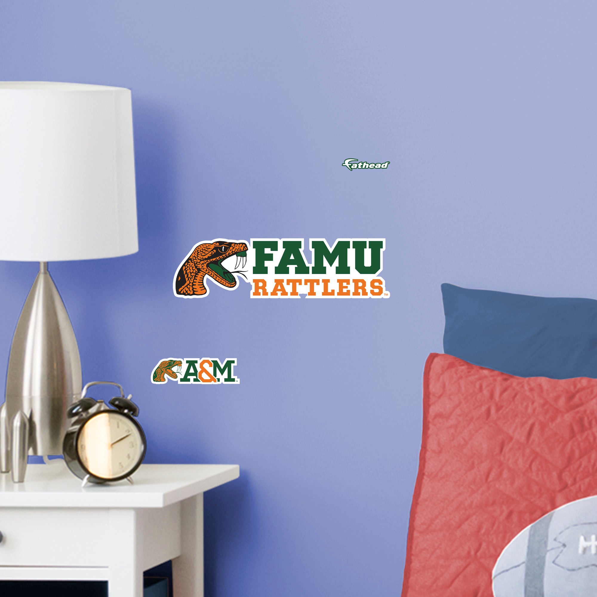 Florida A&M University 2020 Logo - Officially Licensed NCAA Removable Wall Decal Large by Fathead | Vinyl