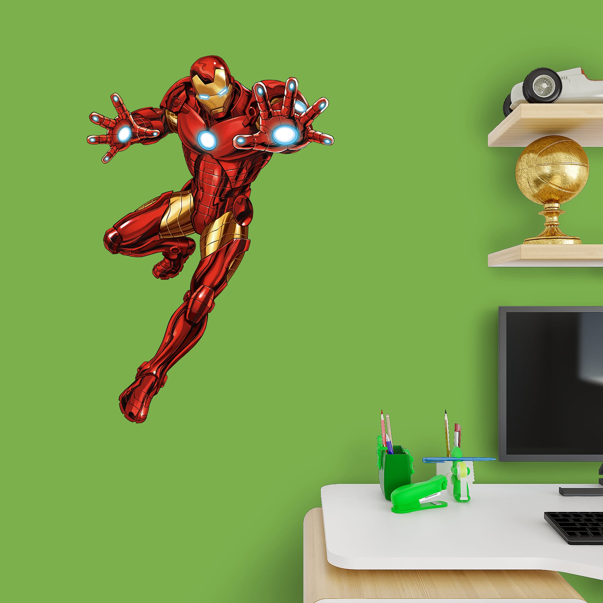 Iron Man - Officially Licensed Removable Wall Decal 24.0"W x 36.0"H by Fathead | Vinyl