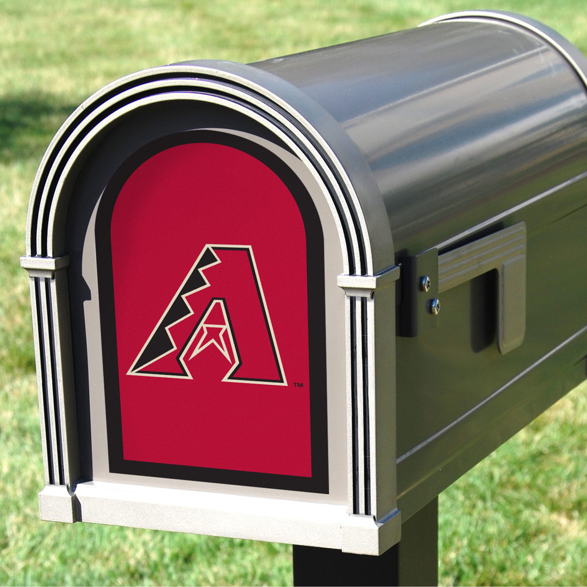 Arizona Diamondbacks: Mailbox Logo - Officially Licensed MLB Outdoor Graphic 5.0"W x 8.0"H by Fathead | Wood/Aluminum