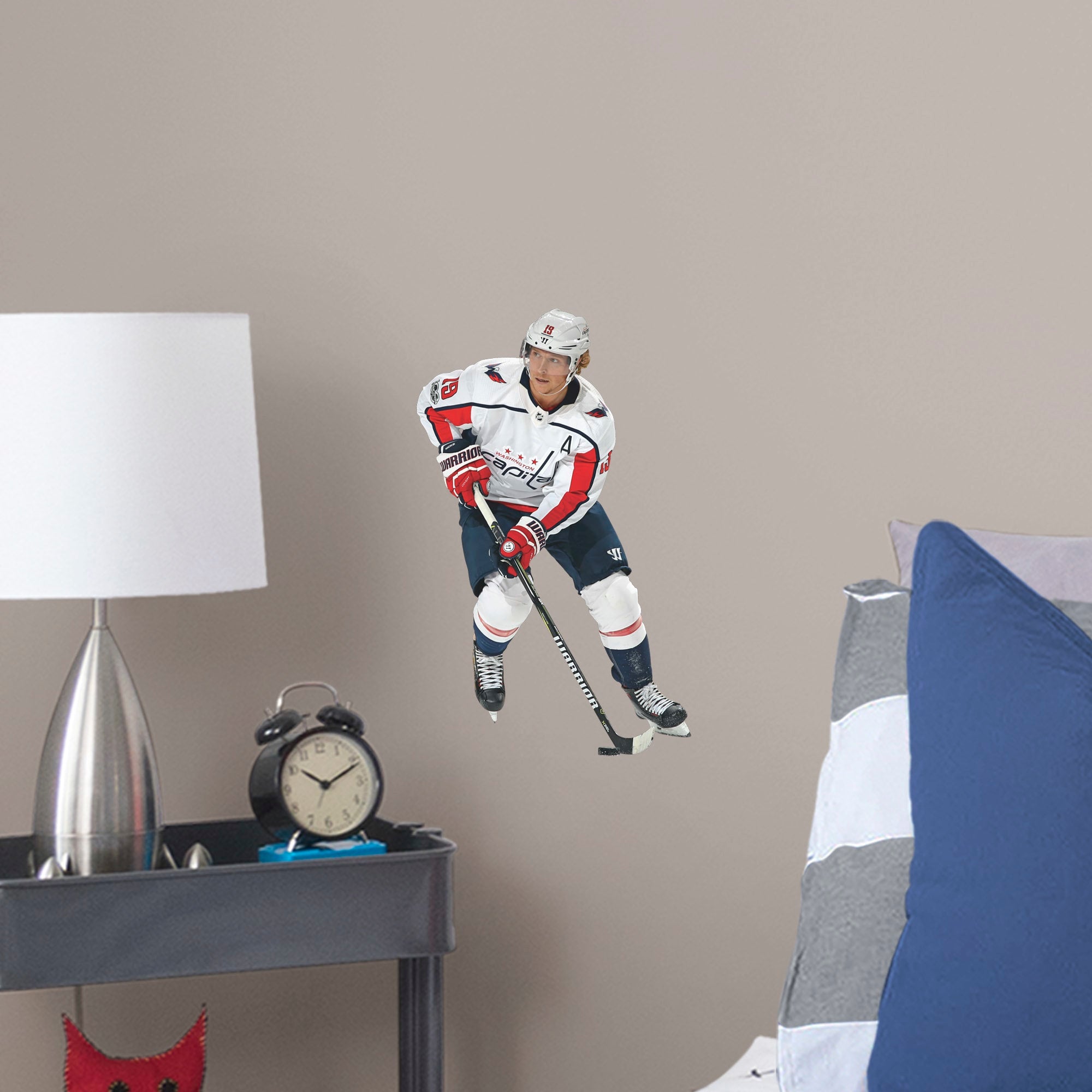 Nicklas Backstrom for Washington Capitals - Officially Licensed NHL Removable Wall Decal Large by Fathead | Vinyl