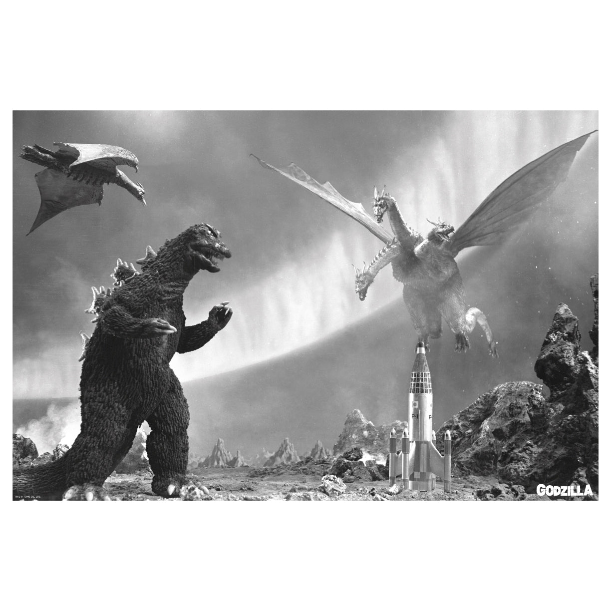 Godzilla Tagged Character 1965 Invasion Of Astro Monster Fathead 0846