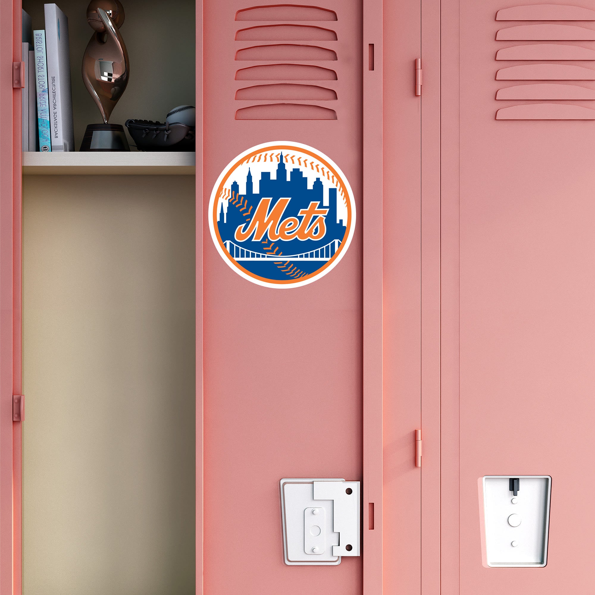 New York Mets: Logo - Officially Licensed MLB Removable Wall Decal Large by Fathead | Vinyl