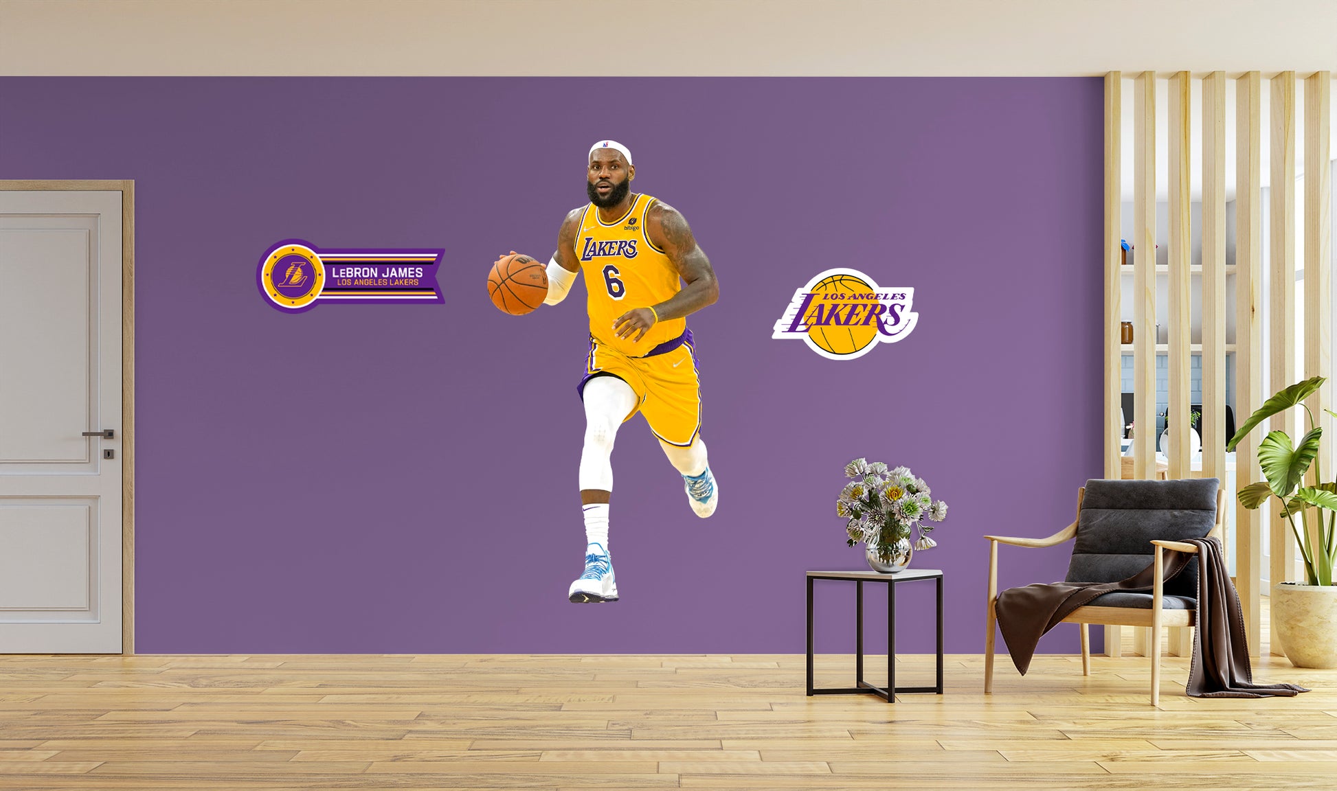 Los Angeles Lakers: LeBron James 2022 Association Jersey - Officially –  Fathead