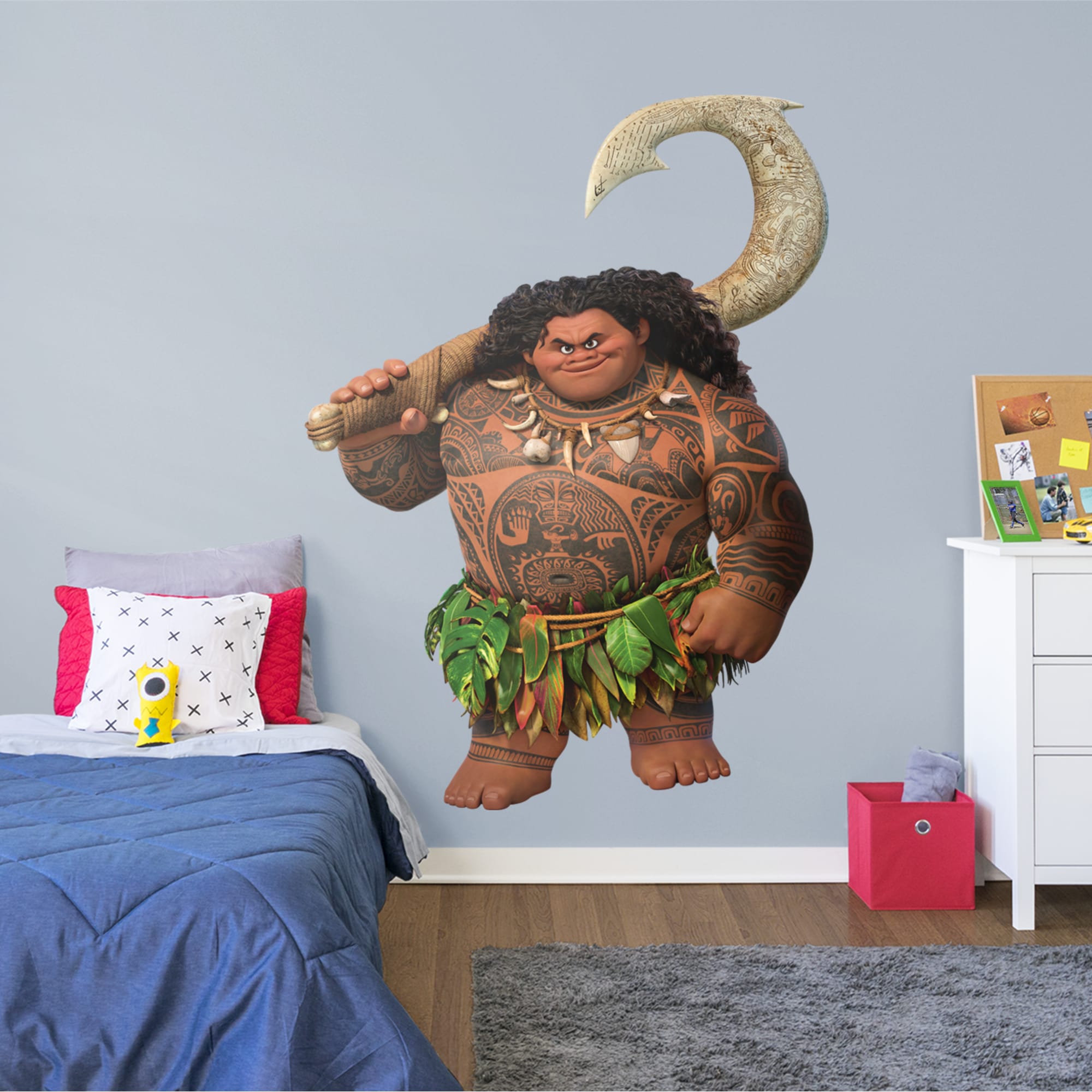 Maui - Officially Licensed Disney Removable Wall Decal 62.0"W x 80.0"H by Fathead | Vinyl