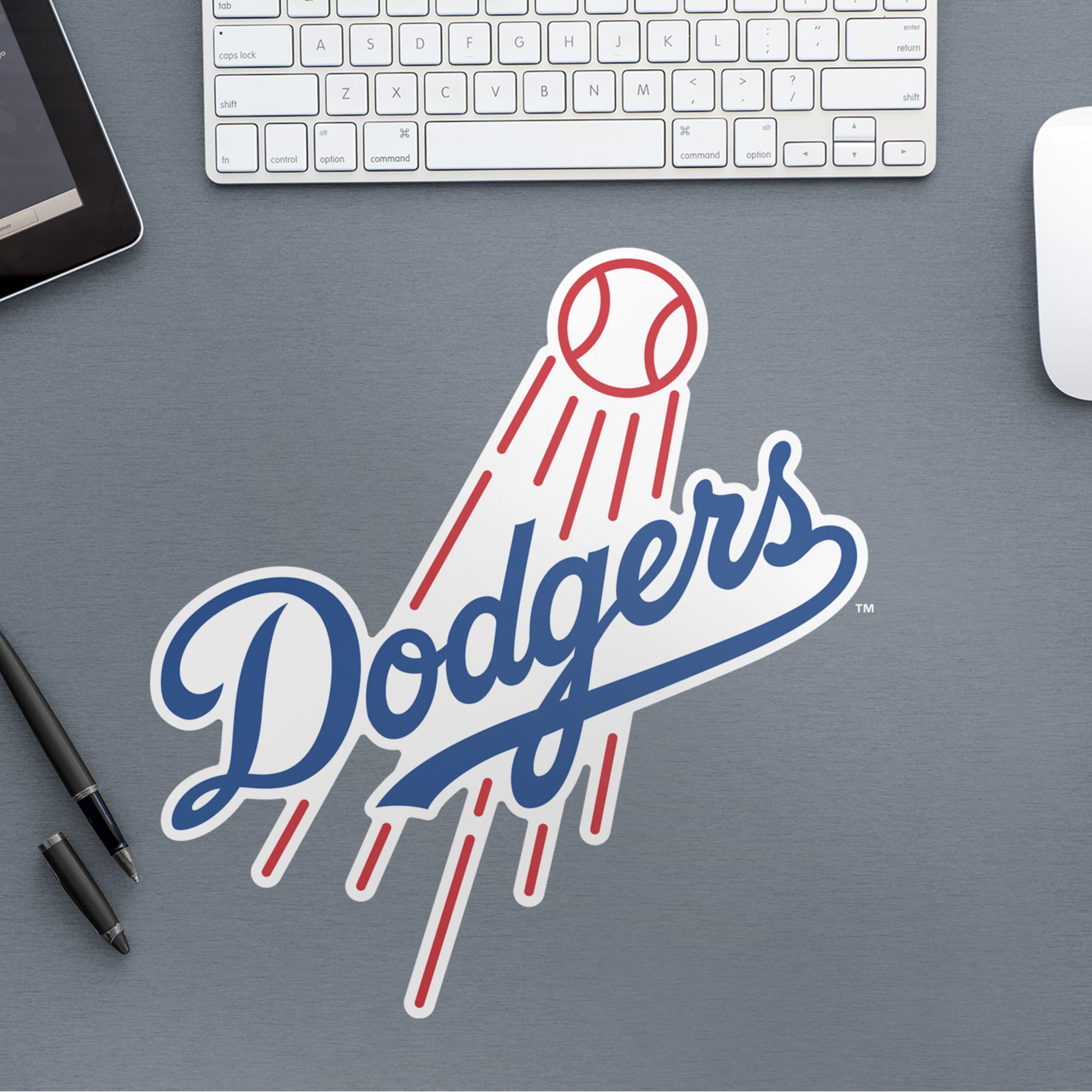Los Angeles Dodgers: Logo - Officially Licensed MLB Removable Wall Decal Large by Fathead | Vinyl