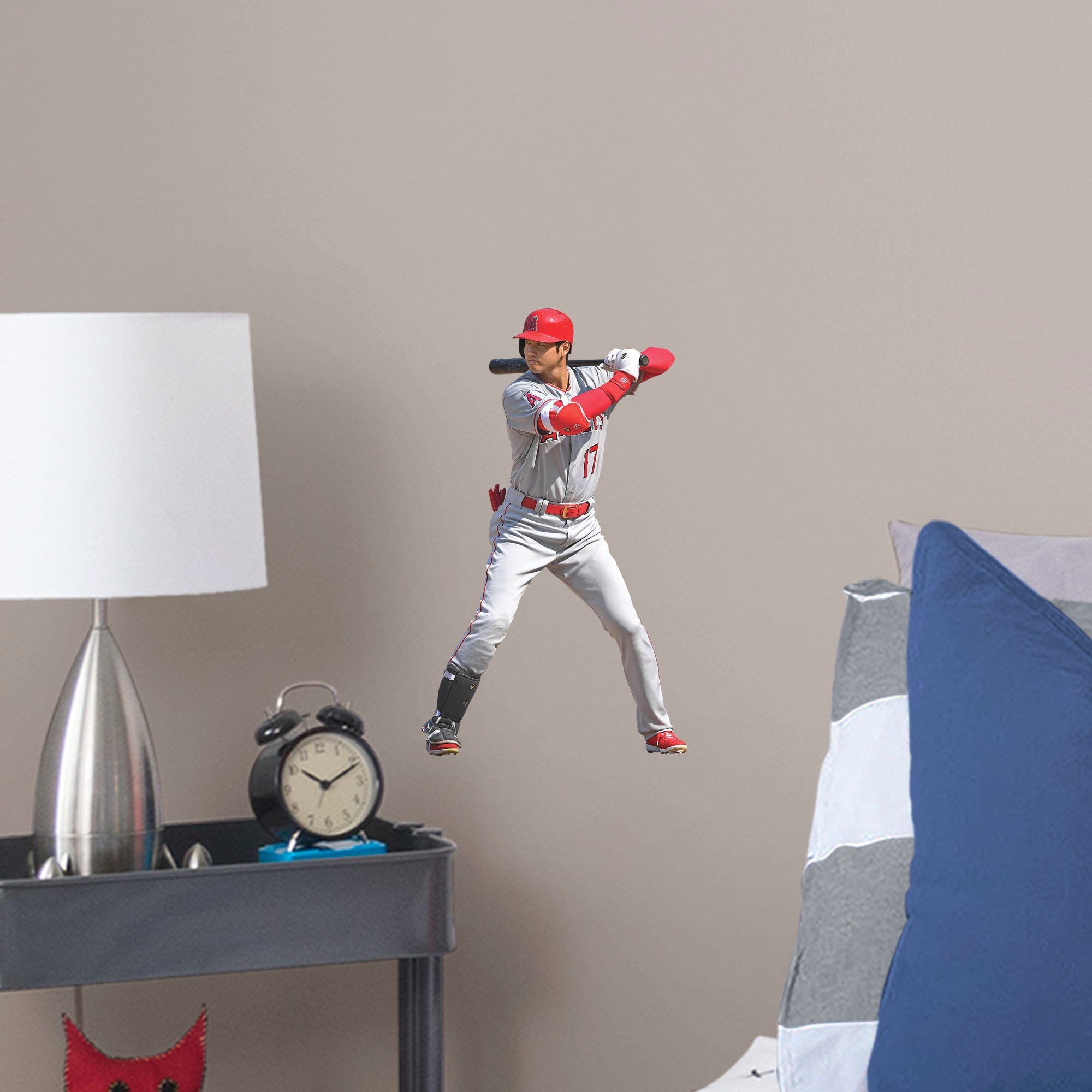 Shohei Ohtani for LA Angels: At Bat - Officially Licensed MLB Removable Wall Decal Large by Fathead | Vinyl