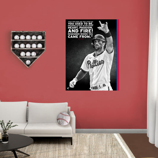 Philadelphia Phillies: Bryce Harper 2021 GameStar - MLB Removable Wall Adhesive Wall Decal Large
