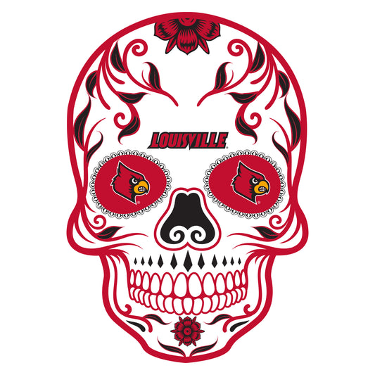 Louisville Cardinals L - Modern Disc Mirrored Wall Sign