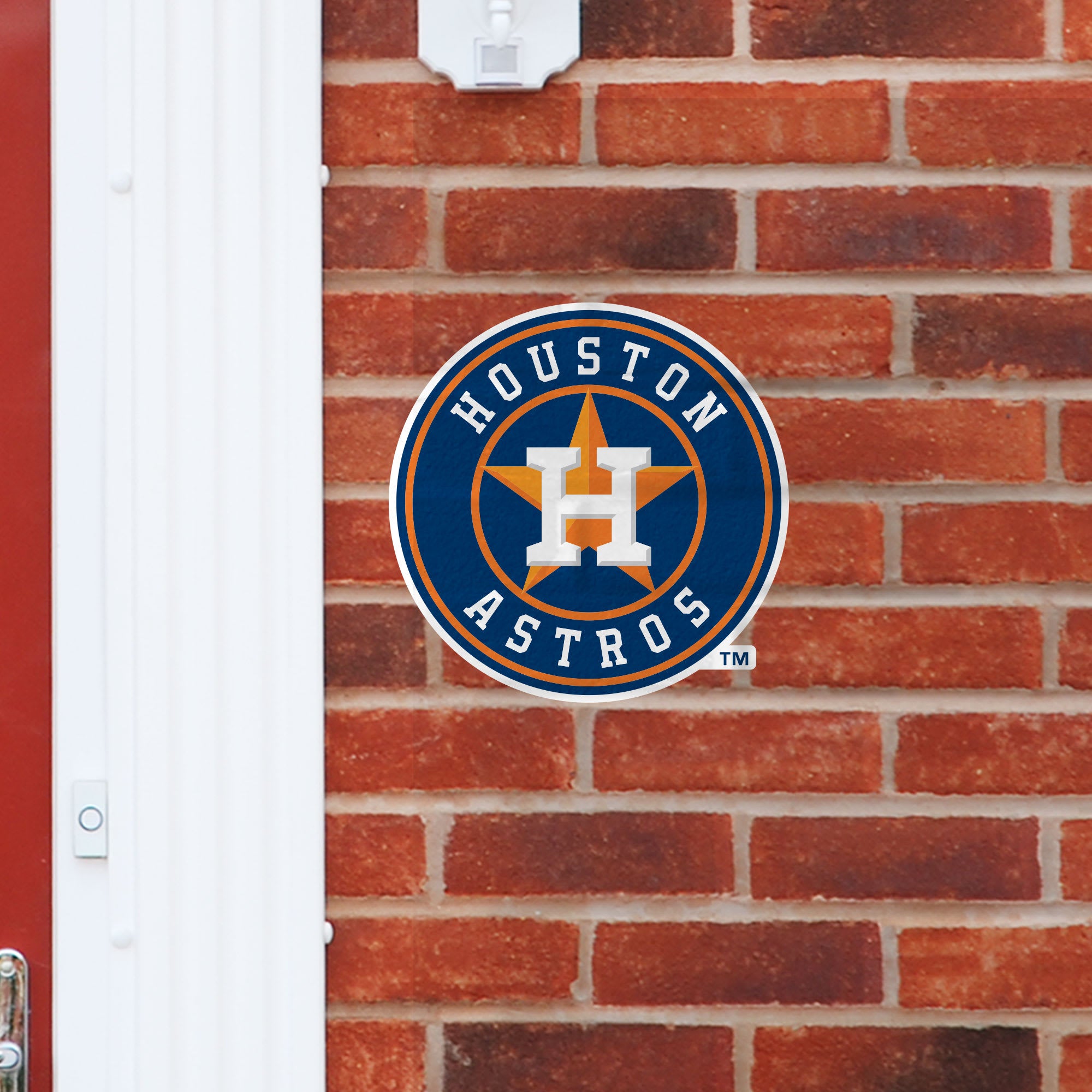 Houston Astros: Logo - Officially Licensed MLB Outdoor Graphic Large by Fathead | Wood/Aluminum