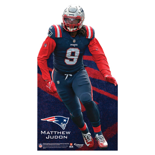New England Patriots: Mac Jones 2022 - NFL Removable Adhesive Wall Decal XL