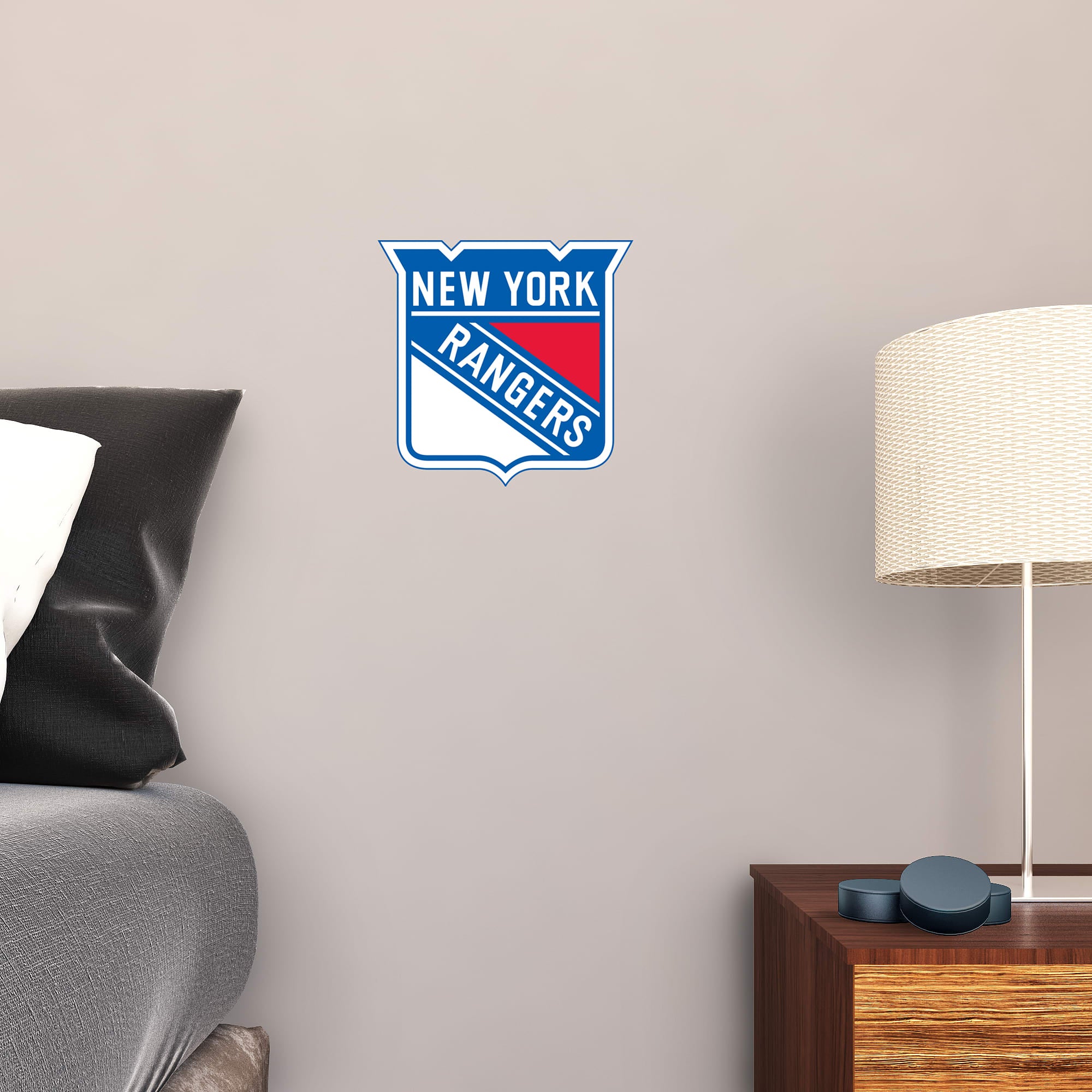 New York Rangers: Logo - Officially Licensed NHL Removable Wall Decal Large by Fathead | Vinyl
