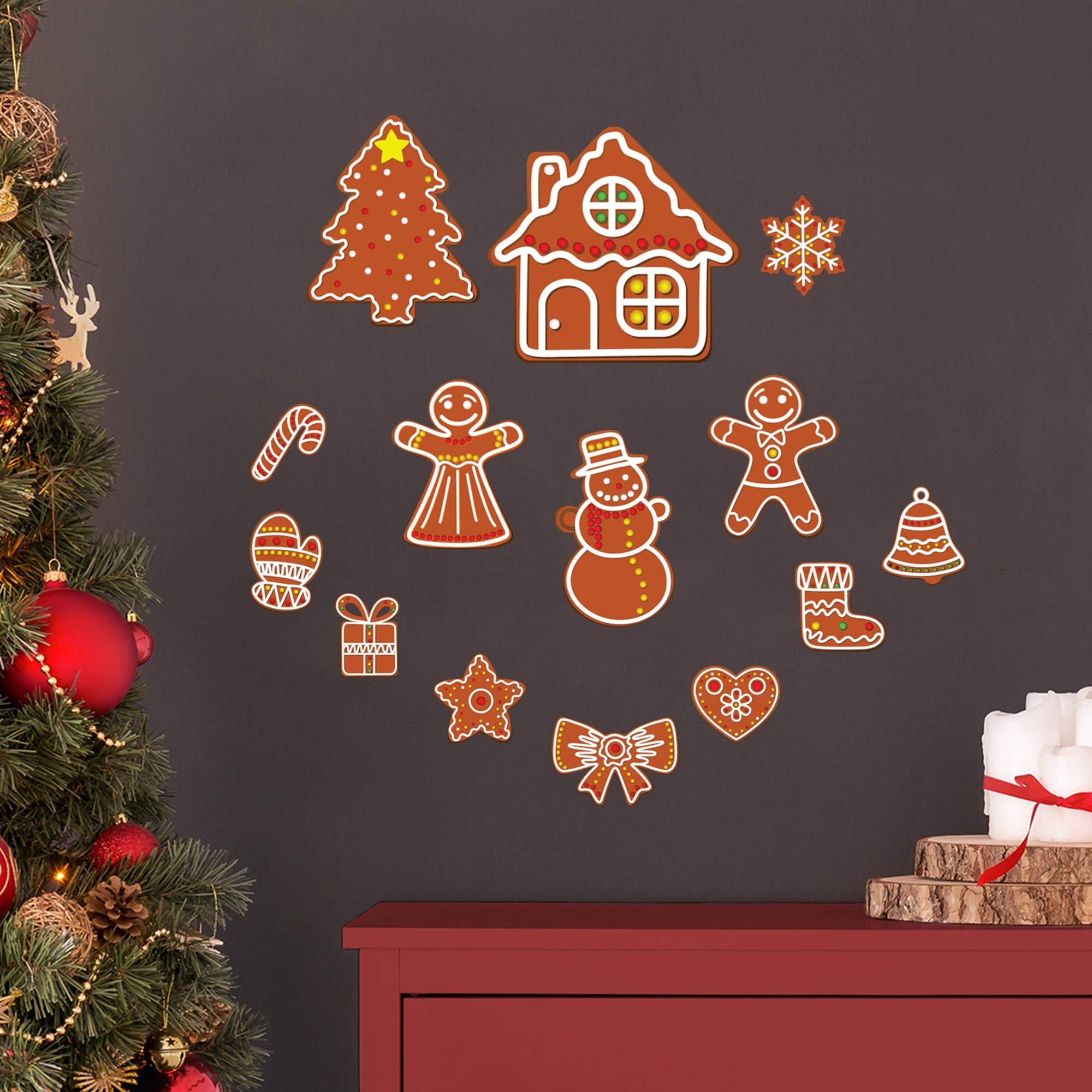 Gingerbread Collection - Removable Vinyl Decal by Fathead