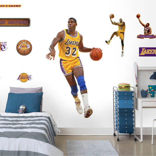 Lakers Shaquille O'Neal 34 Sticker Basketball Decals NBA Shaq