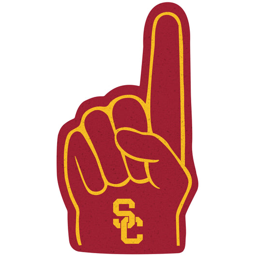 USC Trojans: SC - Faux Barrel Top Mirrored Wall Sign