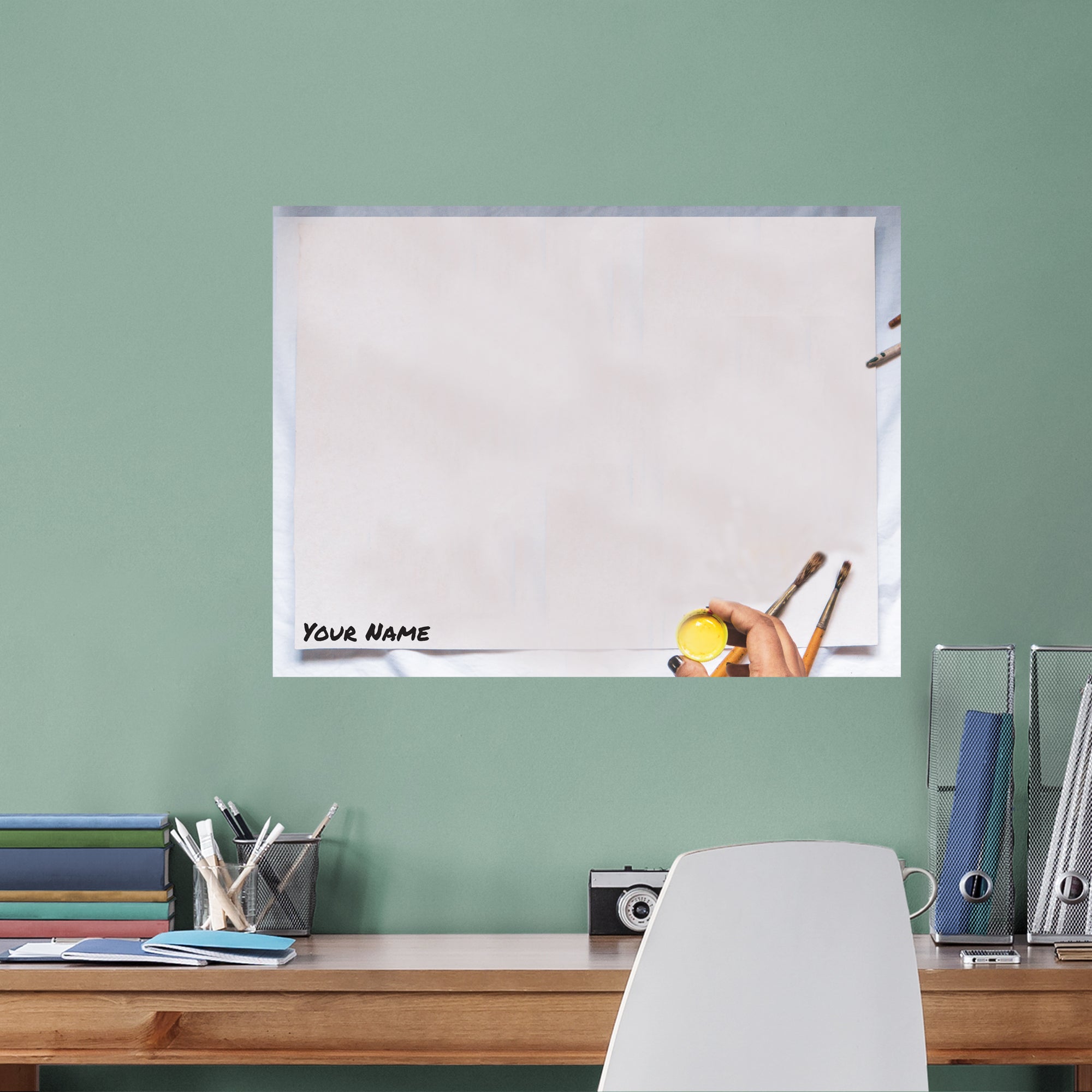 Personalized Dry Erase Boards Canvas Sheet - Removable Wall Decal XL by Fathead | Vinyl