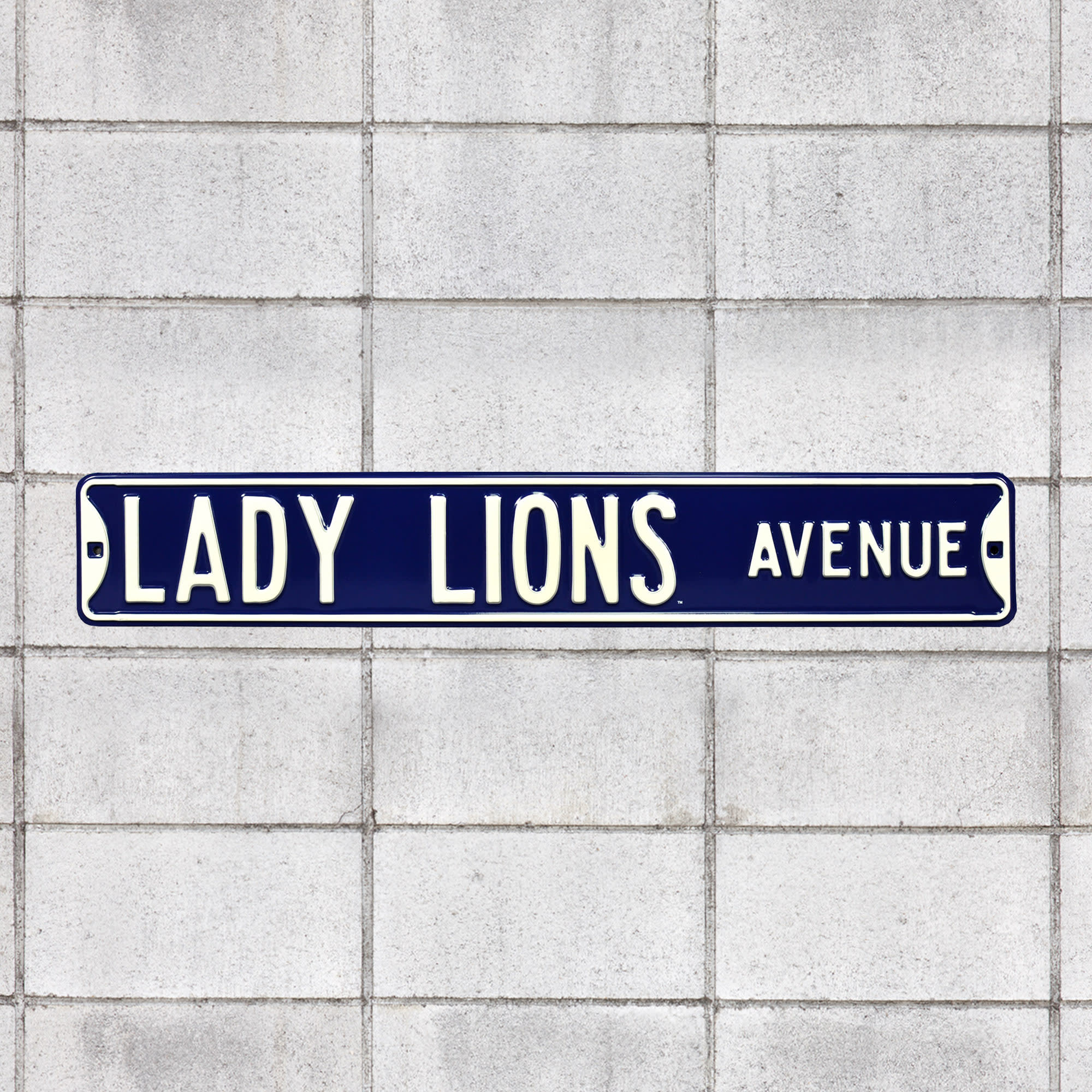Penn State Nittany Lions: Penn State Nittany Lions Avenue - Officially Licensed Metal Street Sign 36.0"W x 6.0"H by Fathead | 10