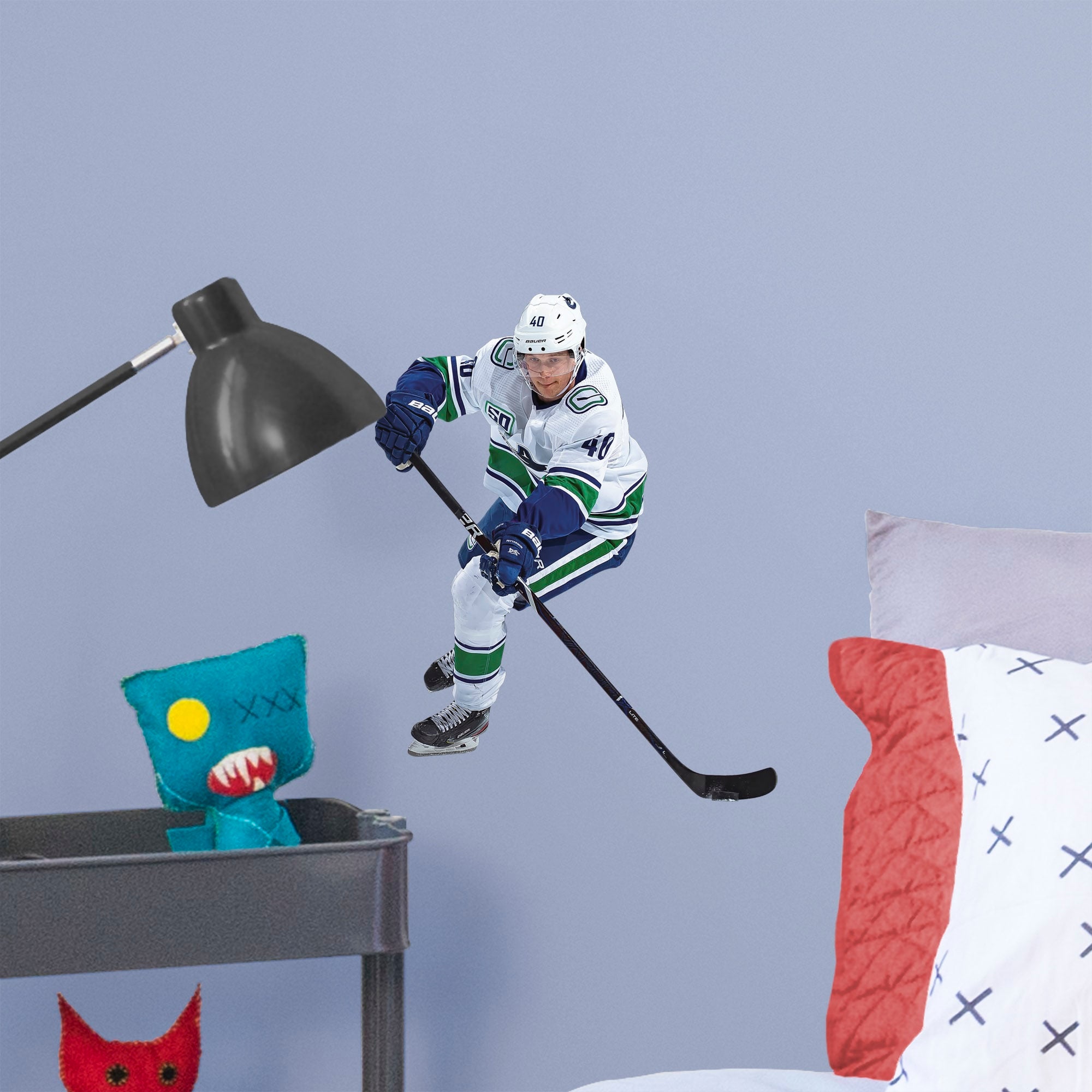 Elias Pettersson for Vancouver Canucks - Officially Licensed NHL Removable Wall Decal Large by Fathead | Vinyl