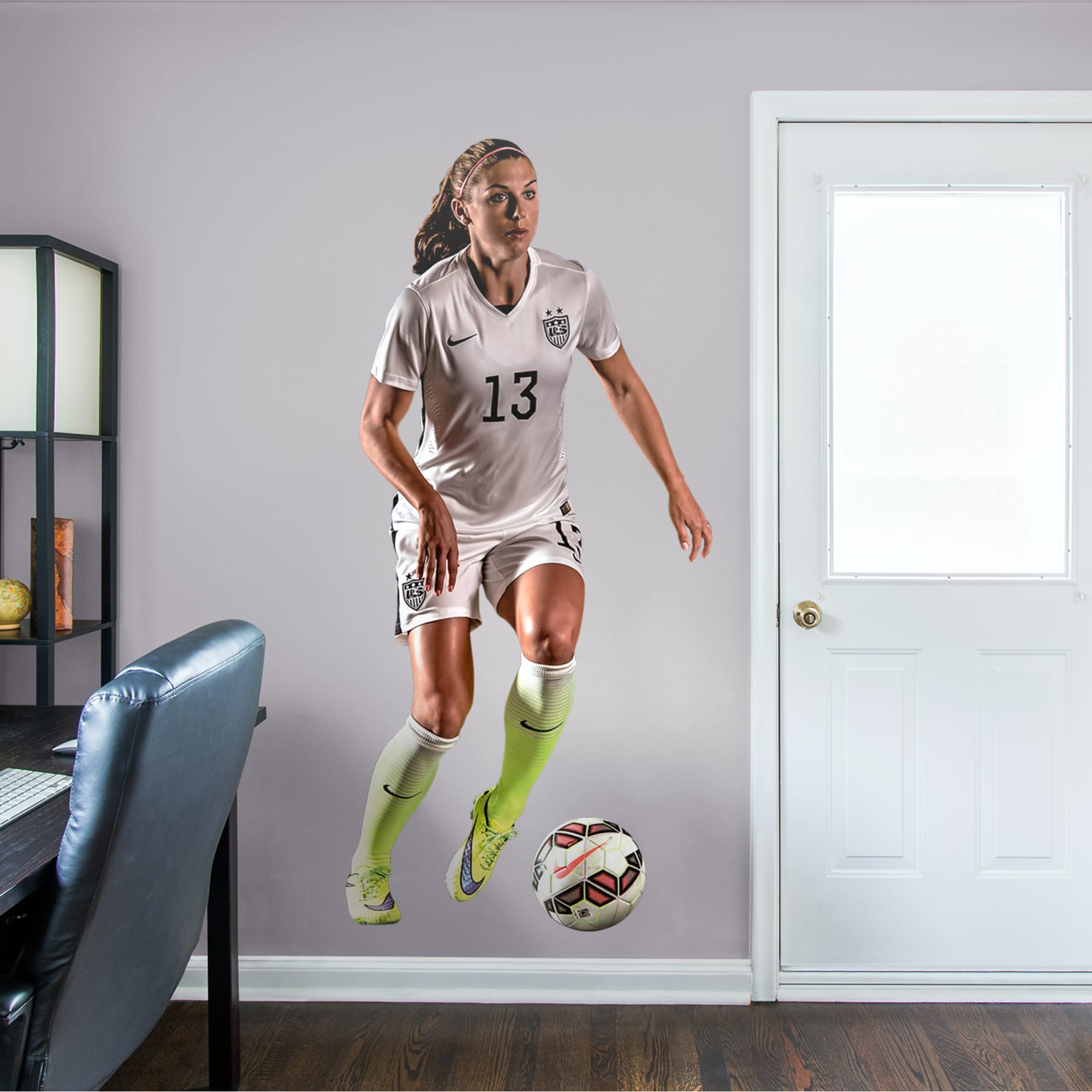 Alex Morgan for USWNT, Women in Sports: Forward - Officially Licensed Removable Wall Decal by Fathead | Vinyl