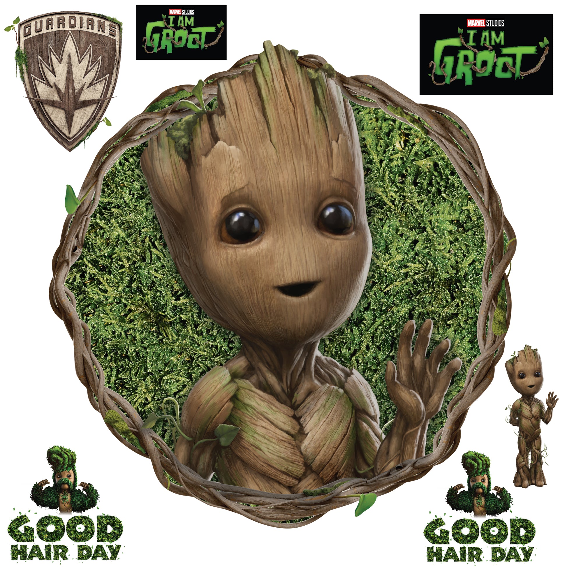 Verlichten onstabiel compileren I am Groot: Groot Frame Icon - Officially Licensed Marvel Removable Ad –  Fathead