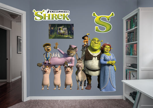 Shrek: Logo RealBig - Officially Licensed NBC Universal Removable Adhe –  Fathead