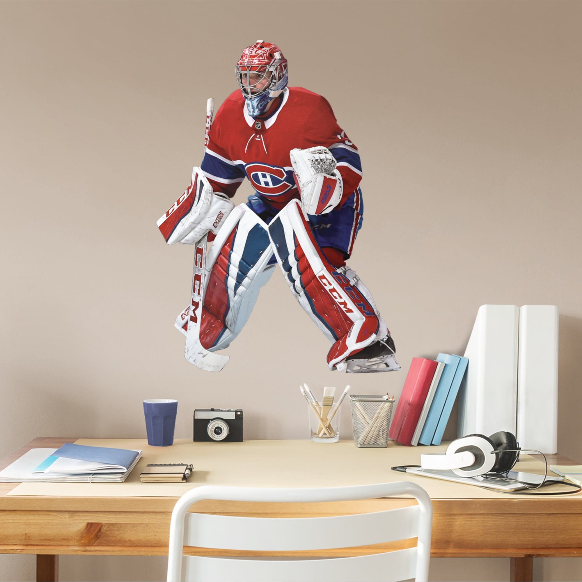 Carey Price for Montreal Canadiens - Officially Licensed NHL Removable Wall Decal 27.0"W x 38.0"H by Fathead | Vinyl