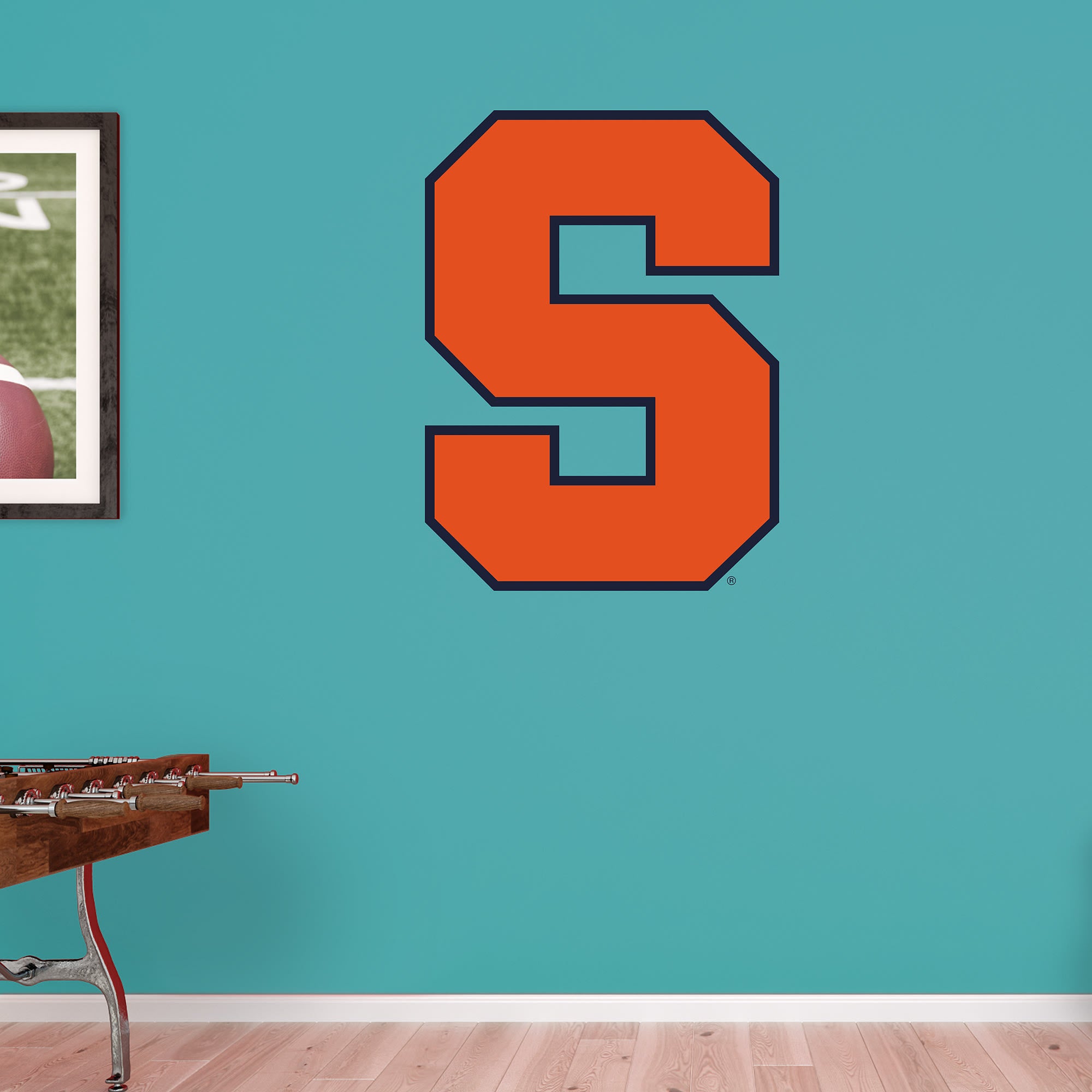 Syracuse Orange for Syracuse Orangemen: Logo - Officially Licensed Removable Wall Decal 32.0"W x 44.0"H by Fathead | Vinyl