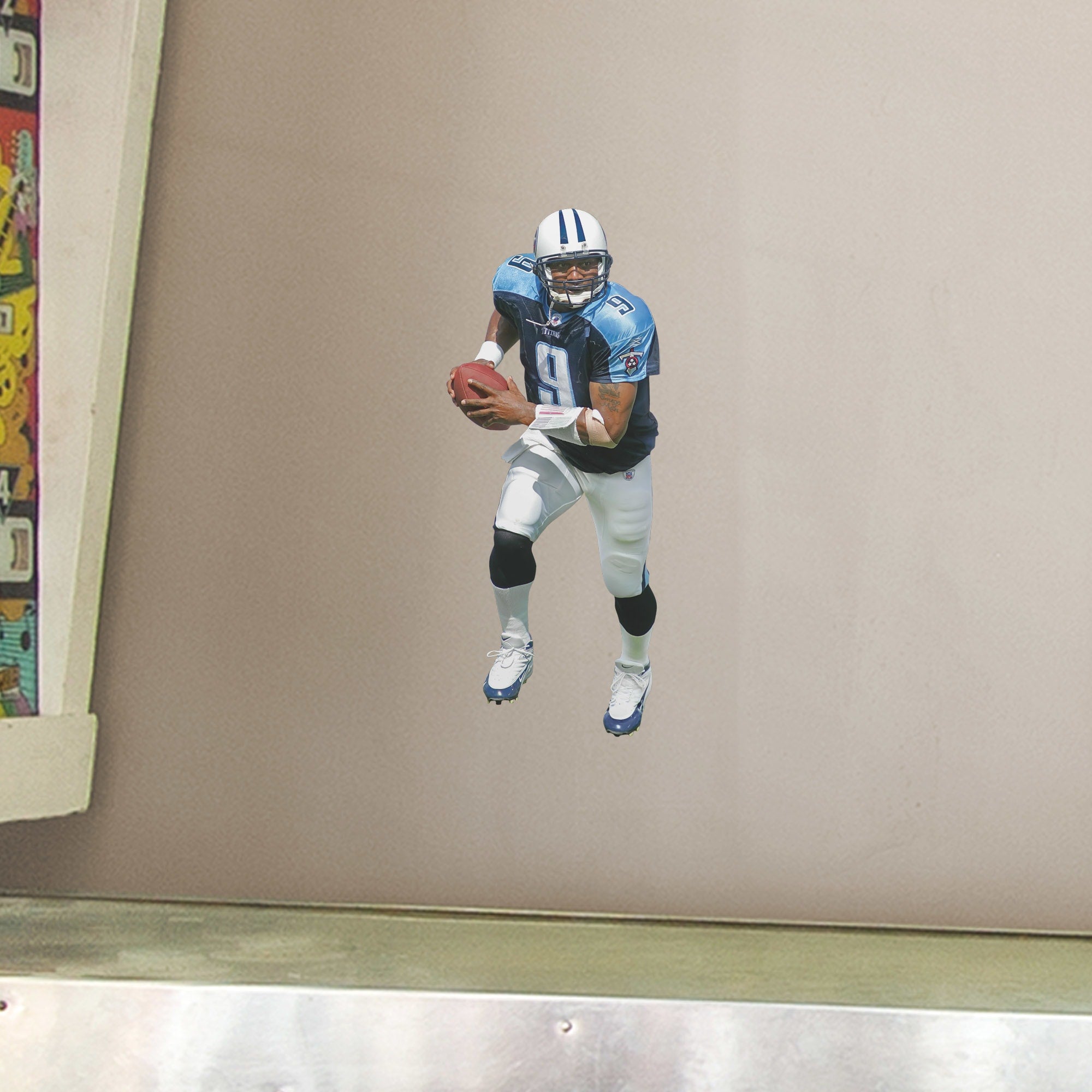 Steve McNair for Tennessee Titans: Titans Legend - Officially Licensed NFL Removable Wall Decal Large by Fathead | Vinyl