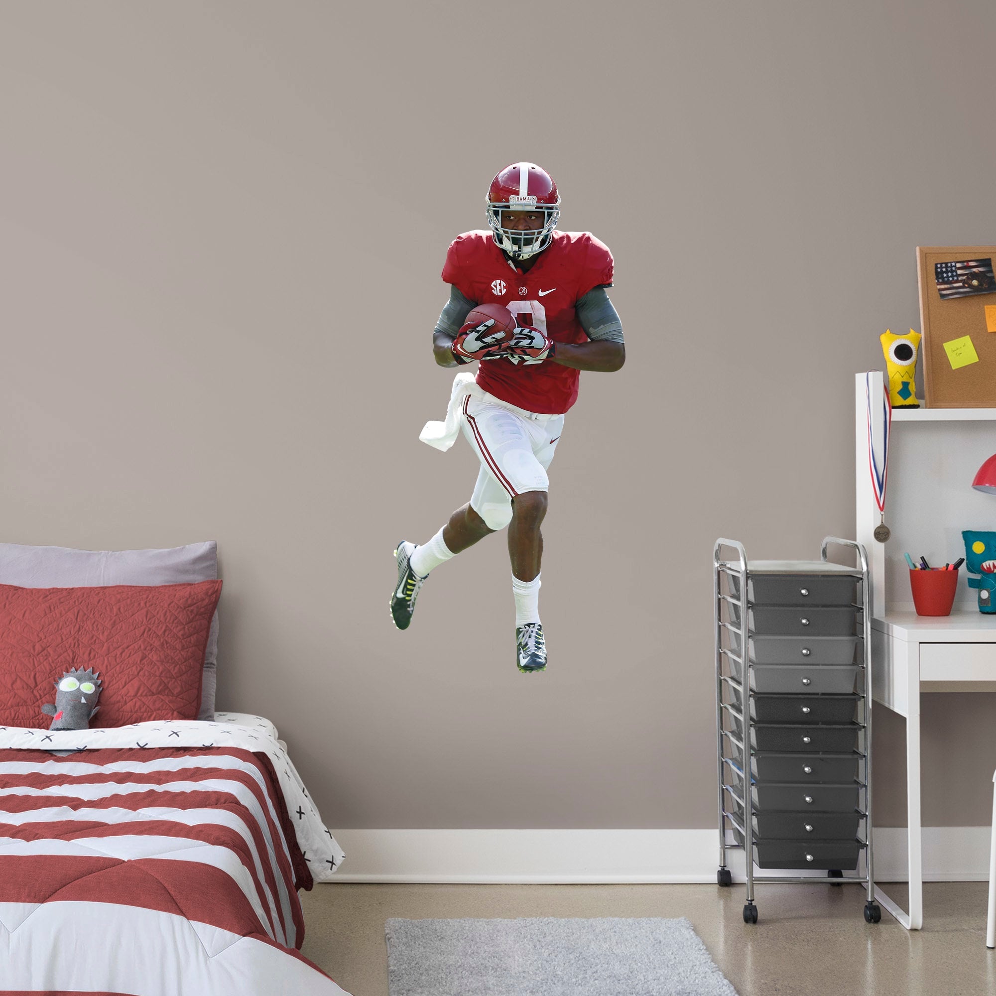 Amari Cooper for Alabama Crimson Tide: Alabama - Officially Licensed Removable Wall Decal Giant Athlete + 2 Decals (24"W x 51"H)