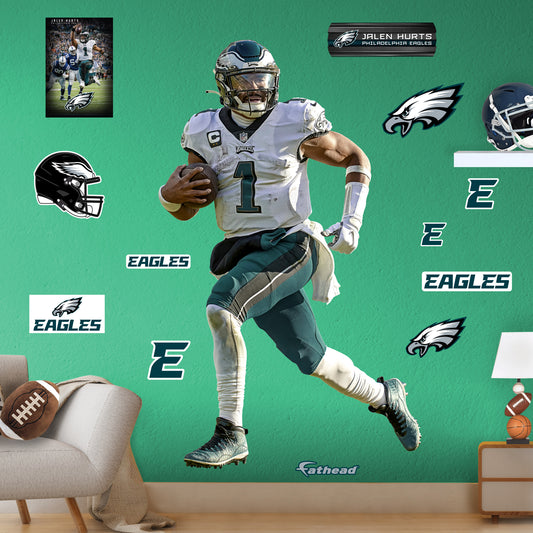 Philadelphia Eagles: Jalen Hurts 2021 Life-Size Foam Core Cutout - Off –  Fathead