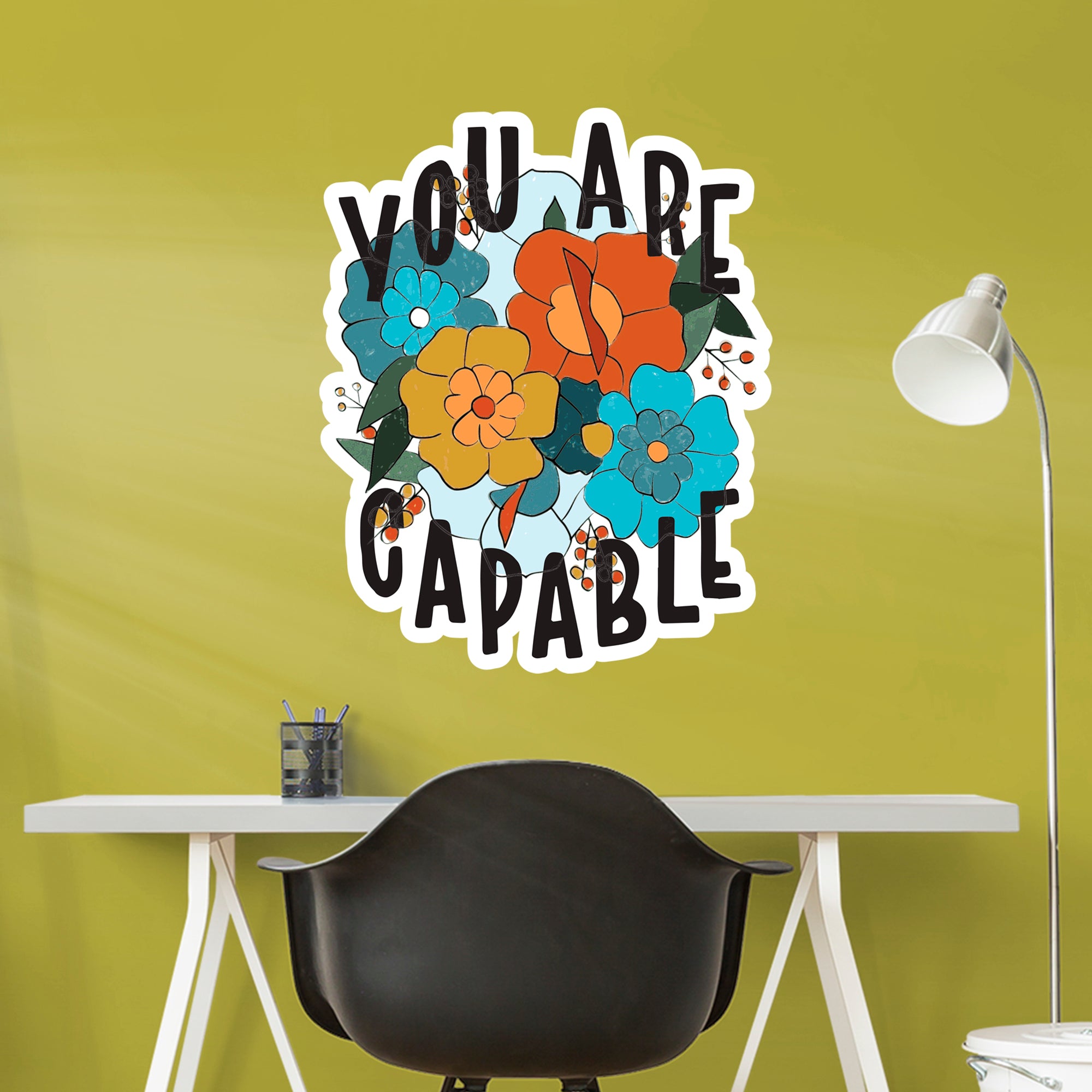 You Are Capable - Officially Licensed Big Moods Removable Wall Decal XL by Fathead | Vinyl