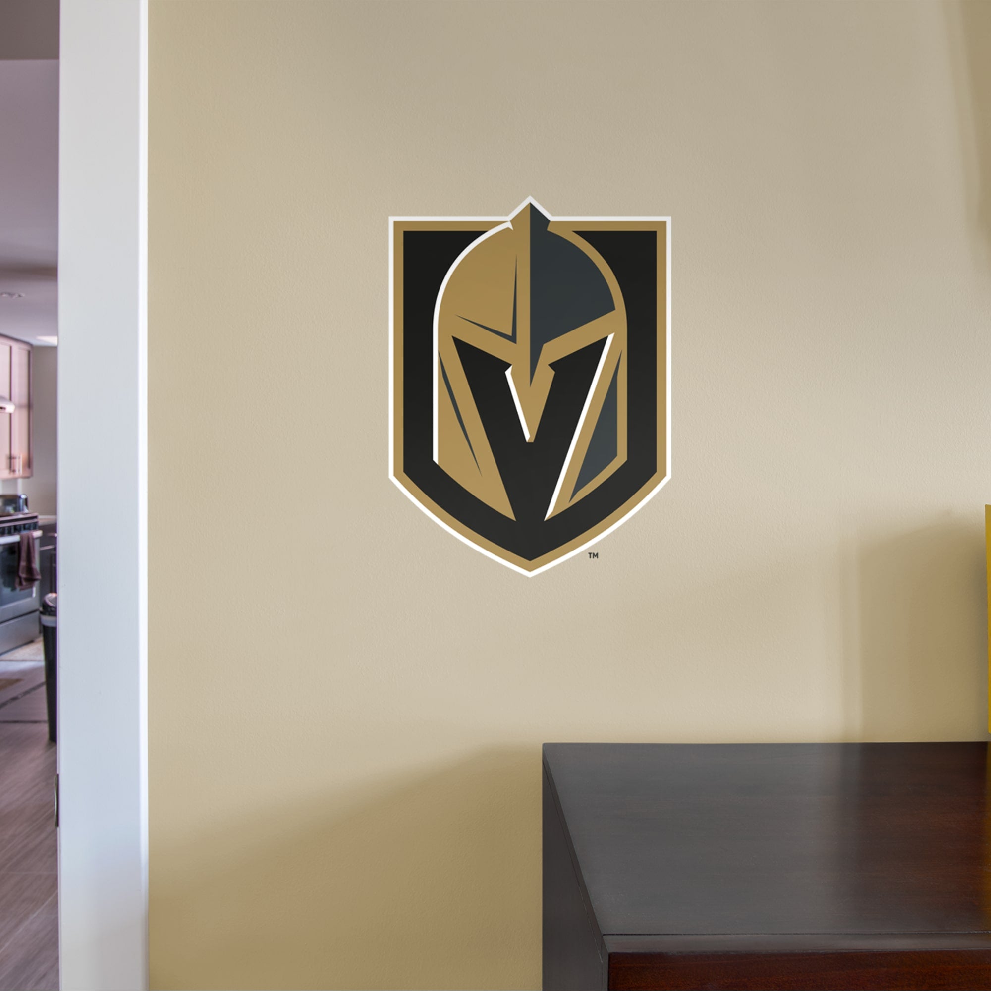Vegas Golden Knights: Logo - Officially Licensed NHL Removable Wall Decal Large by Fathead | Vinyl