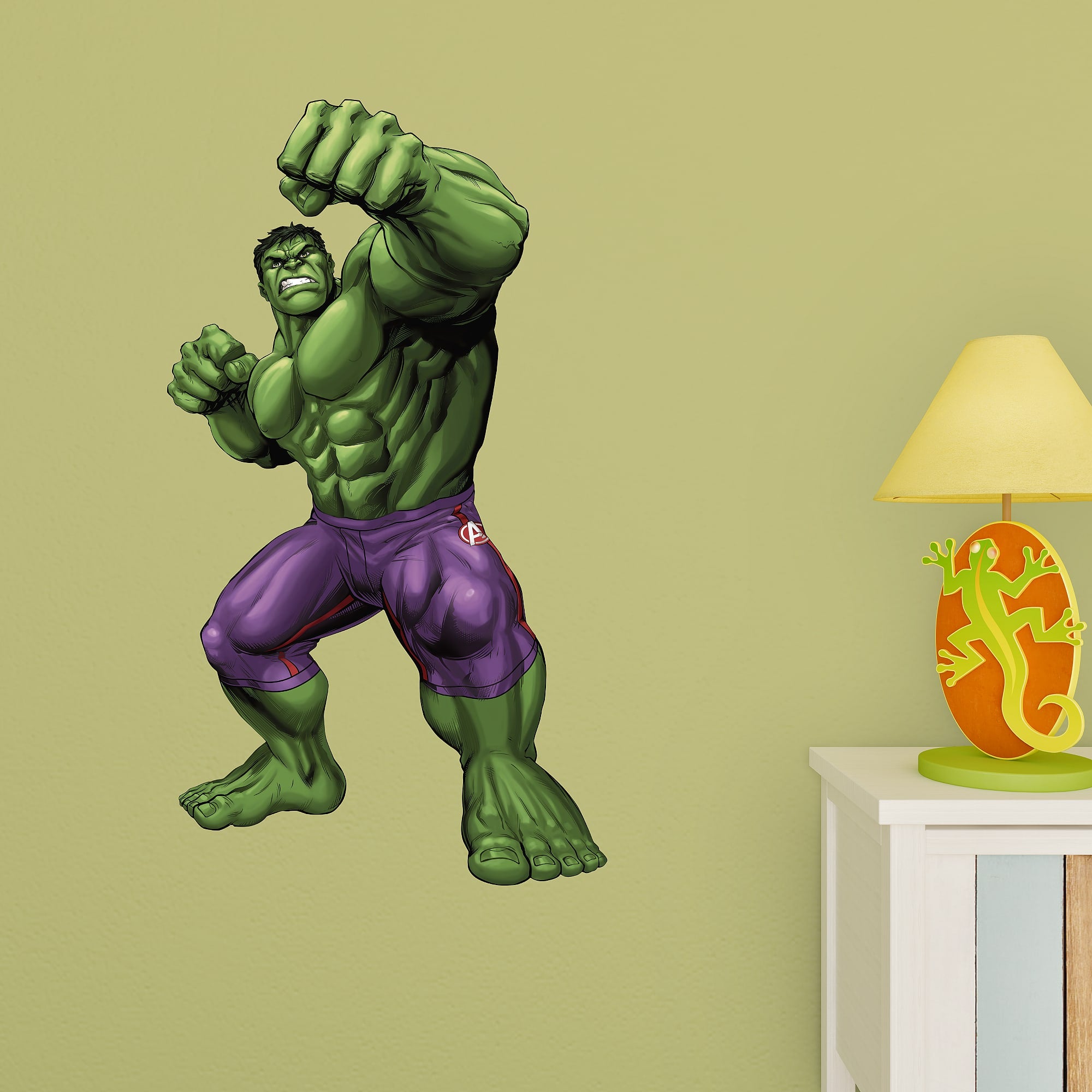 Hulk - Officially Licensed Removable Wall Decal 21.0"W x 38.0"H by Fathead | Vinyl