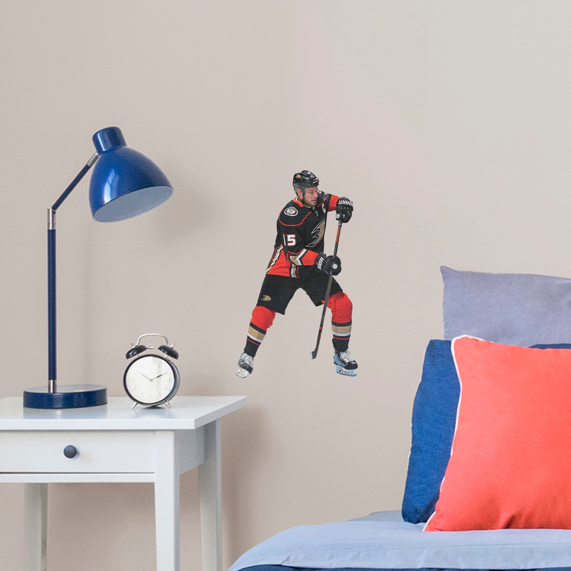 Ryan Getzlaf for Anaheim Ducks - Officially Licensed NHL Removable Wall Decal Large by Fathead | Vinyl
