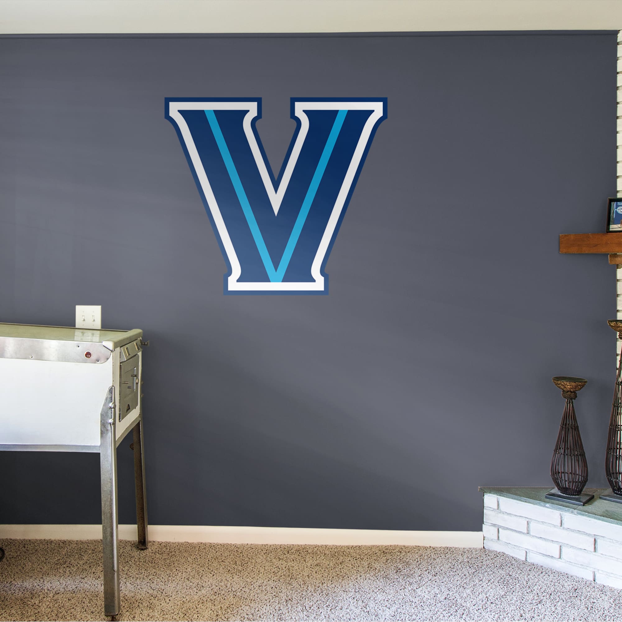 Villanova Wildcats: Logo - Officially Licensed Removable Wall Decal 42.0"W x 38.0"H by Fathead | Vinyl