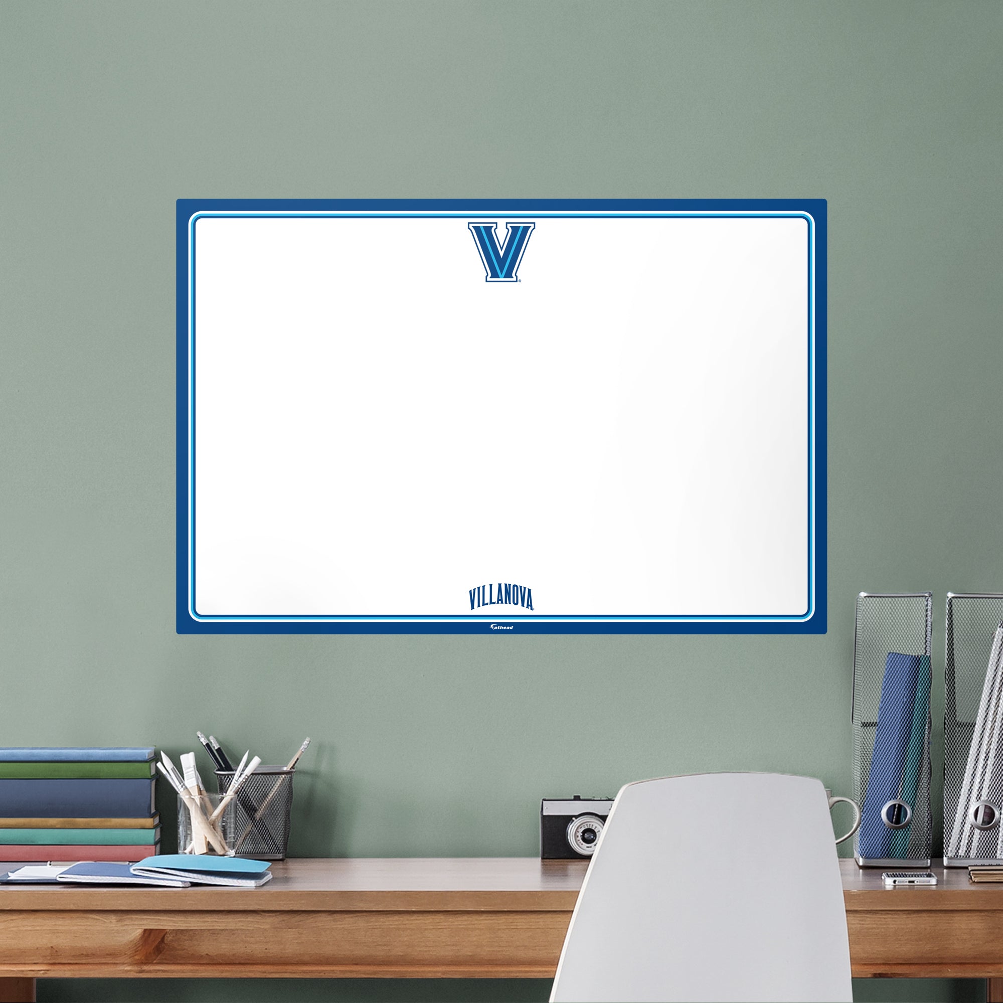 Villanova Wildcats: Dry Erase Whiteboard - X-Large Officially Licensed NCAA Removable Wall Decal XL by Fathead | Vinyl