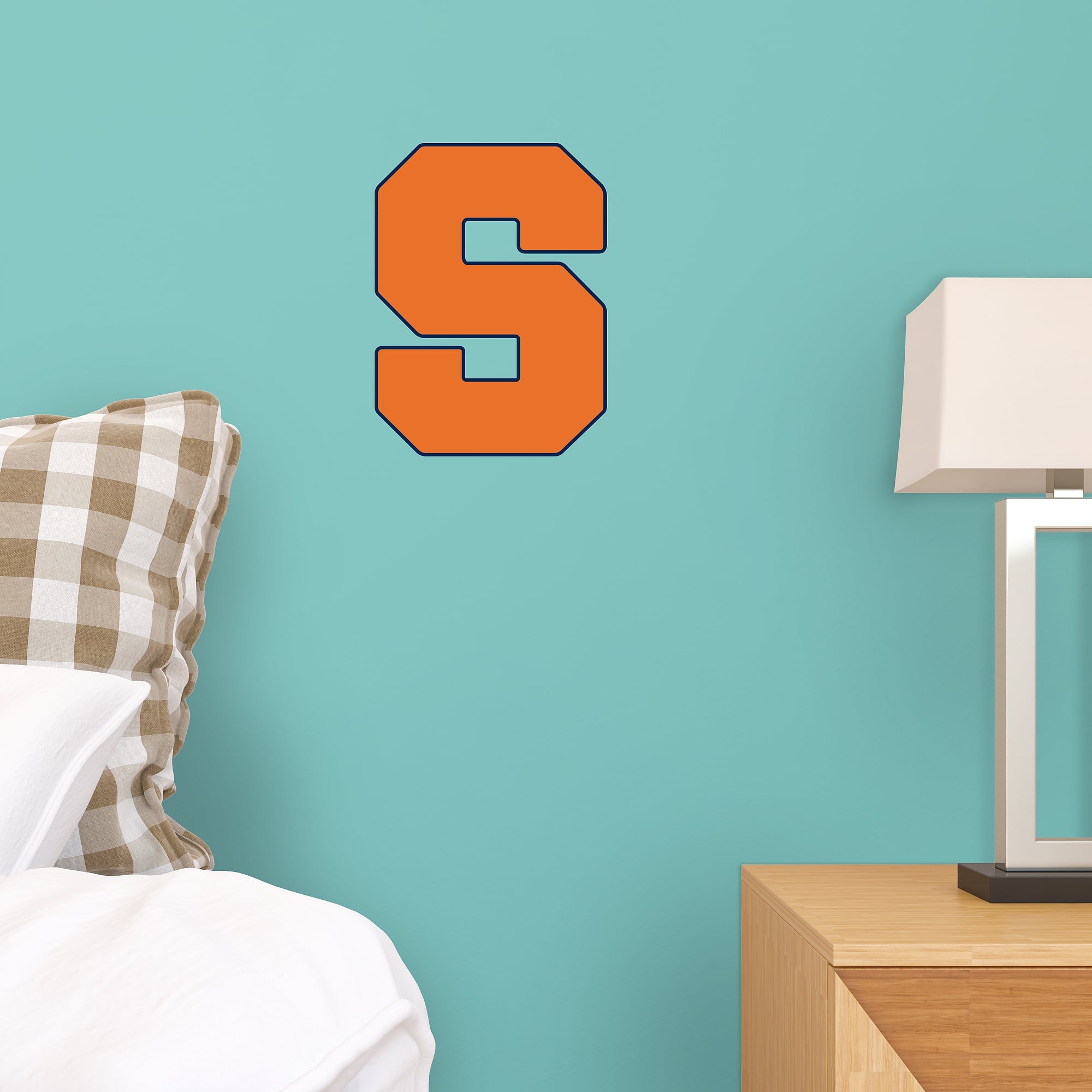 Syracuse Orange for Syracuse Orangemen: Logo - Officially Licensed Removable Wall Decal 8.0"W x 12.0"H by Fathead | Vinyl