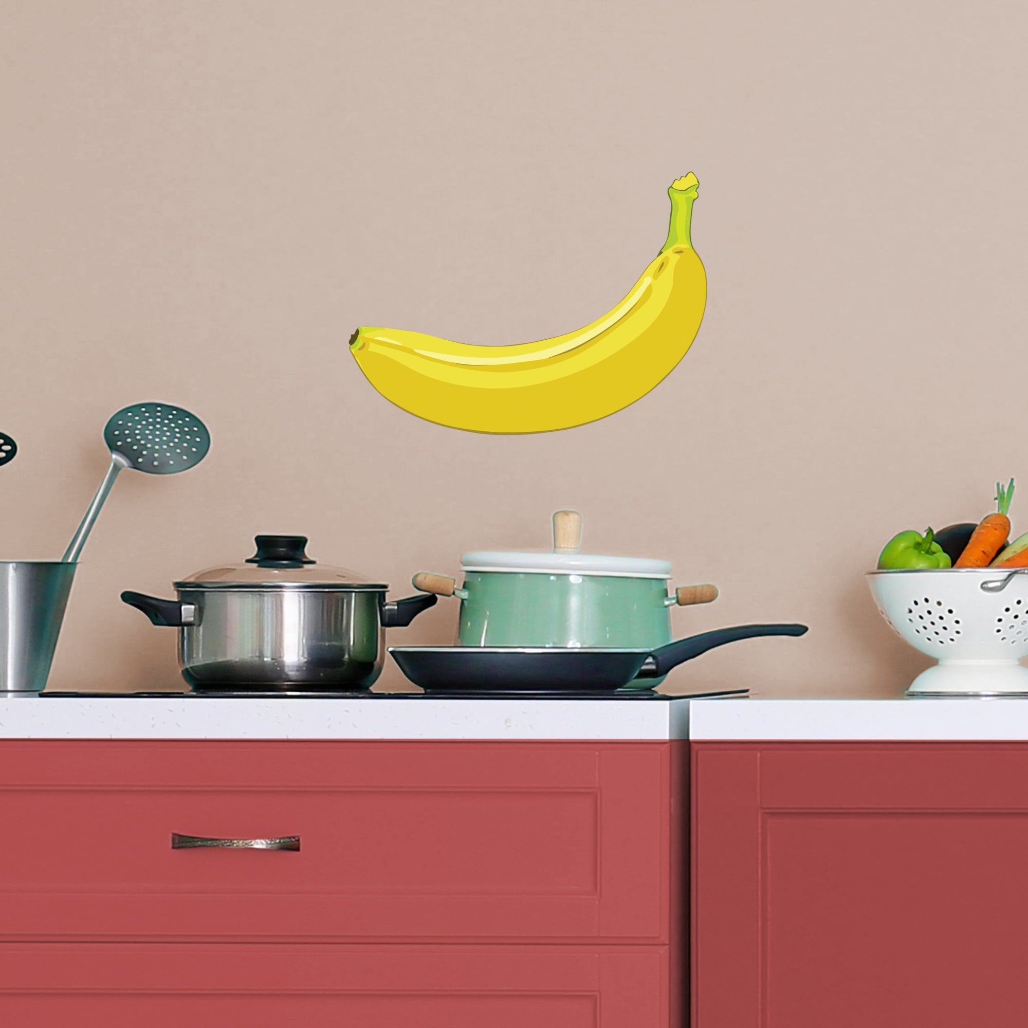 Banana: Illustrated - Removable Vinyl Decal Large by Fathead