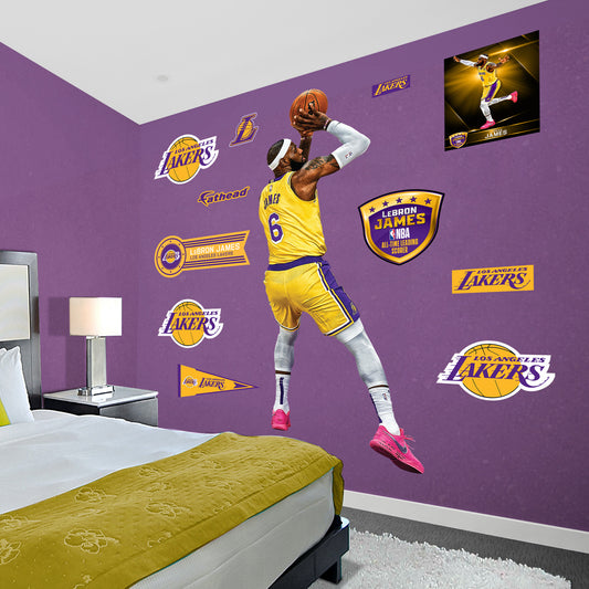 Los Angeles Lakers: LeBron James 2022 City Jersey - Officially Licensed NBA  Removable Adhesive Decal