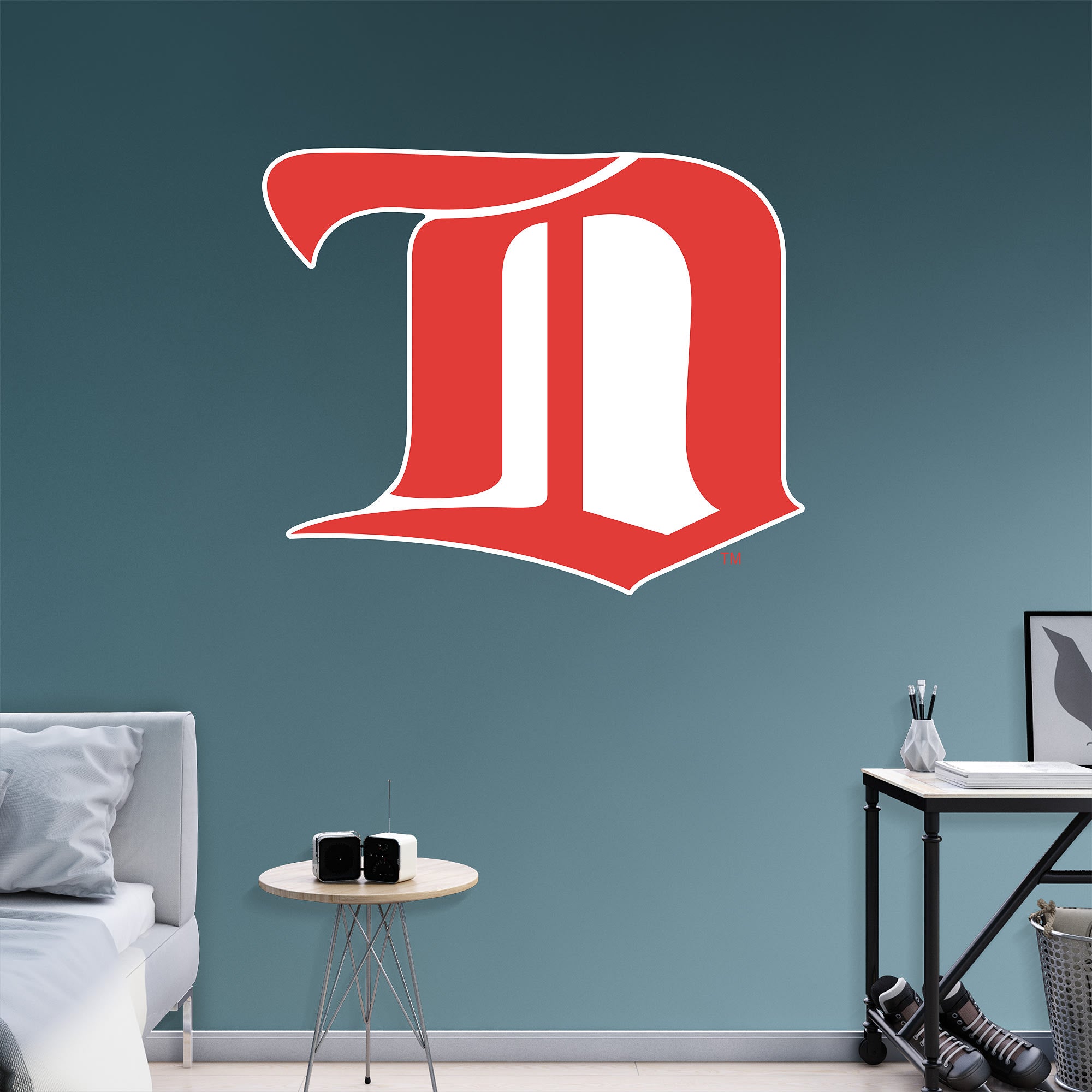 Detroit Red Wings: Vintage Logo - Officially Licensed NHL Removable Wall Decal 47.0"W x 39.0"H by Fathead | Vinyl