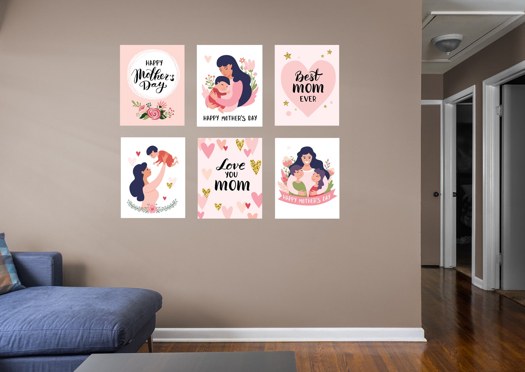 Mothers Day Mother and Kids Collection - Removable Wall Decal by Fathead | Vinyl