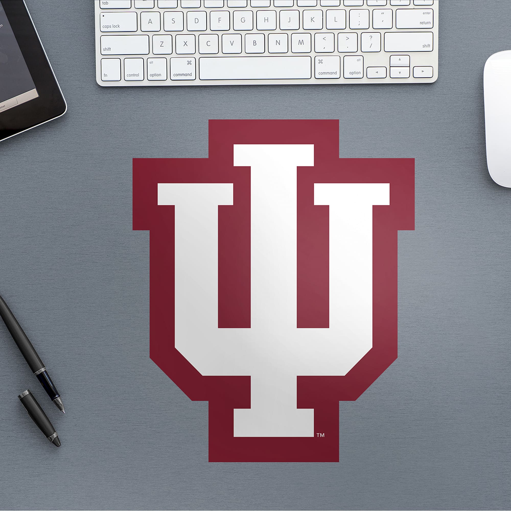 Indiana Hoosiers: Logo - Officially Licensed Removable Wall Decal 10.0"W x 12.0"H by Fathead | Vinyl