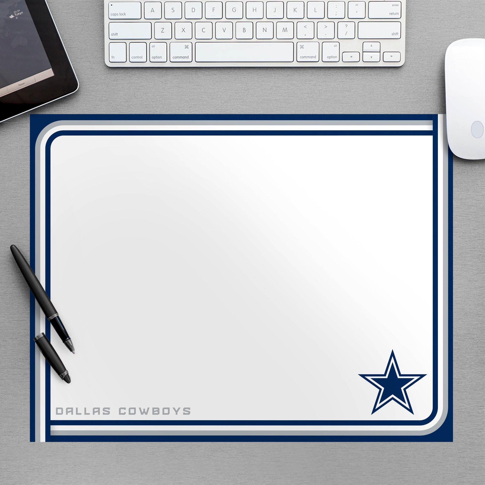 Dallas Cowboys: Dry Erase Whiteboard - Officially Licensed NFL Removable Wall Decal Large by Fathead | Vinyl