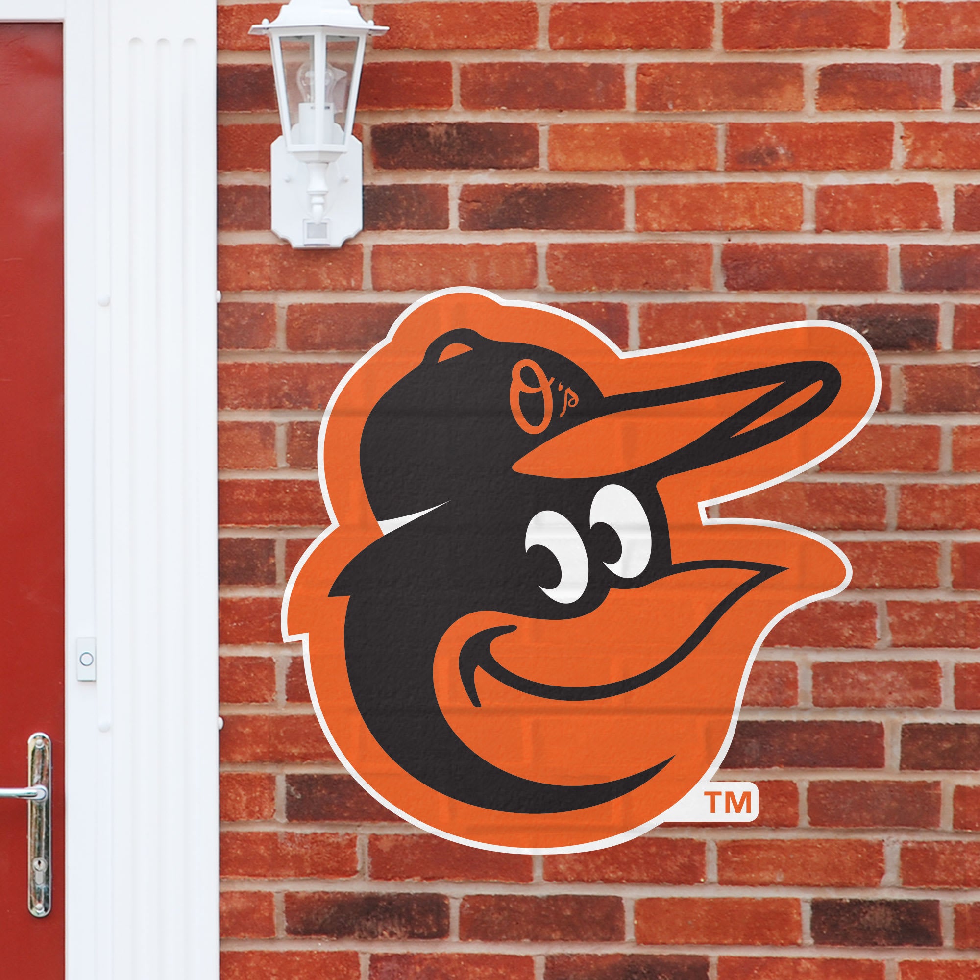 Baltimore Orioles: Logo - Officially Licensed MLB Outdoor Graphic Giant Logo (30"W x 30"H) by Fathead | Wood/Aluminum