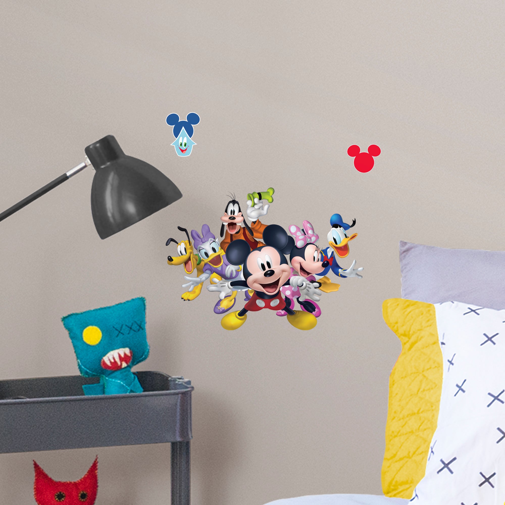 Disney Jr. Mickey Mouse and Friends Group - Officially Licensed Disney Removable Wall Decal Large by Fathead | Vinyl